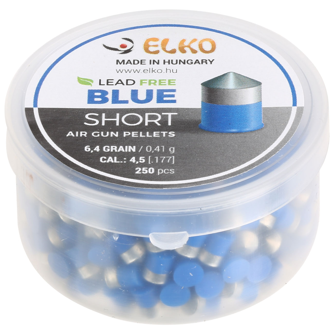 Elko Spitzkopf-Diabolos Blue Short Kal. 4,5 mm 250er Dose Bild 1