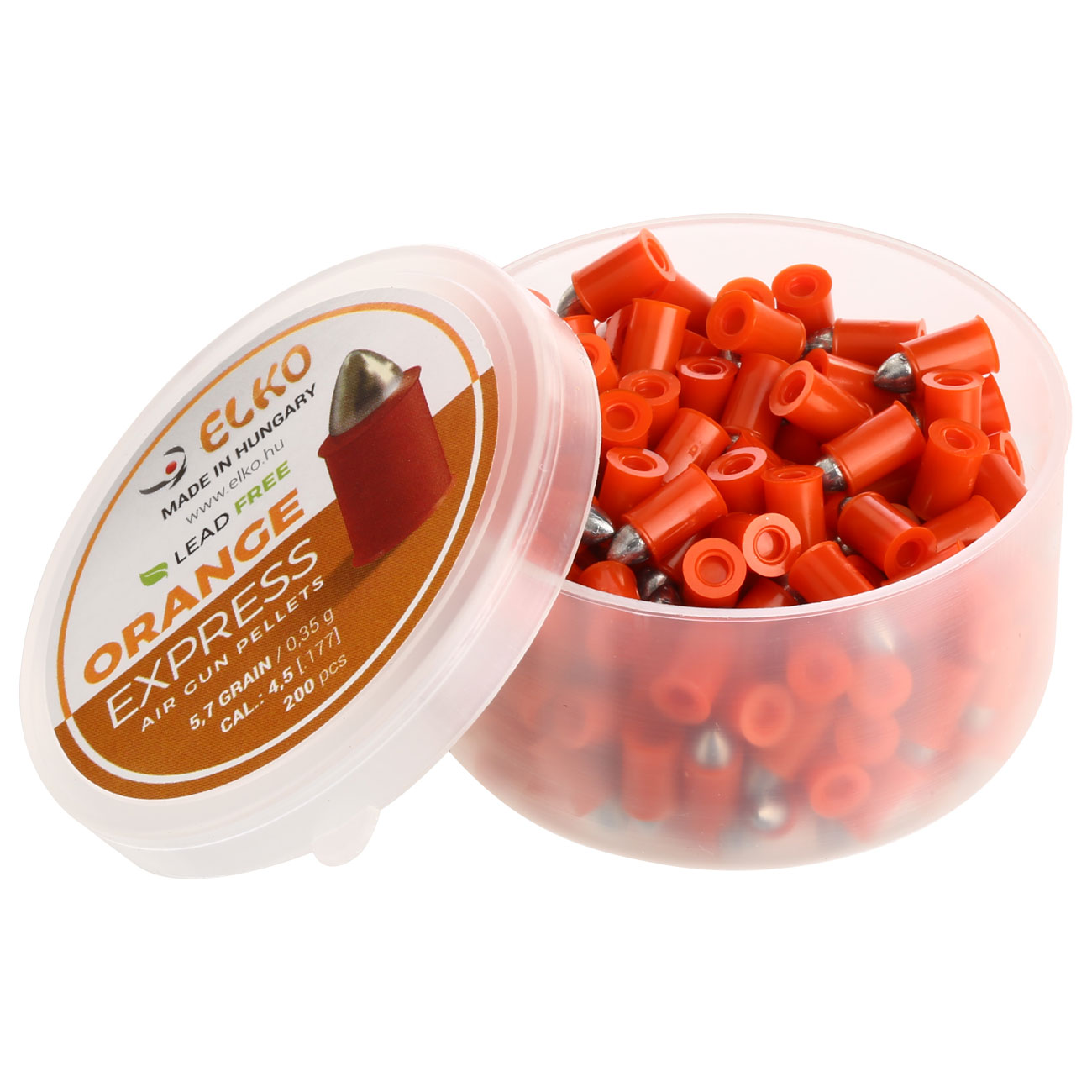 Elko Spitzkopf-Diabolos Orange Express Kal. 4,5 mm 200er Dose Bild 2