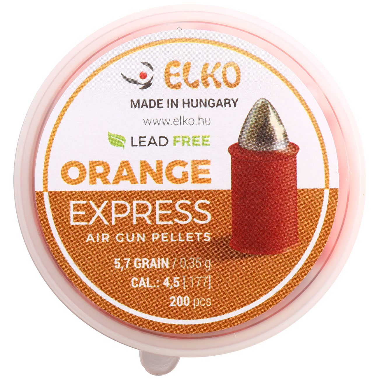 Elko Spitzkopf-Diabolos Orange Express Kal. 4,5 mm 200er Dose Bild 4
