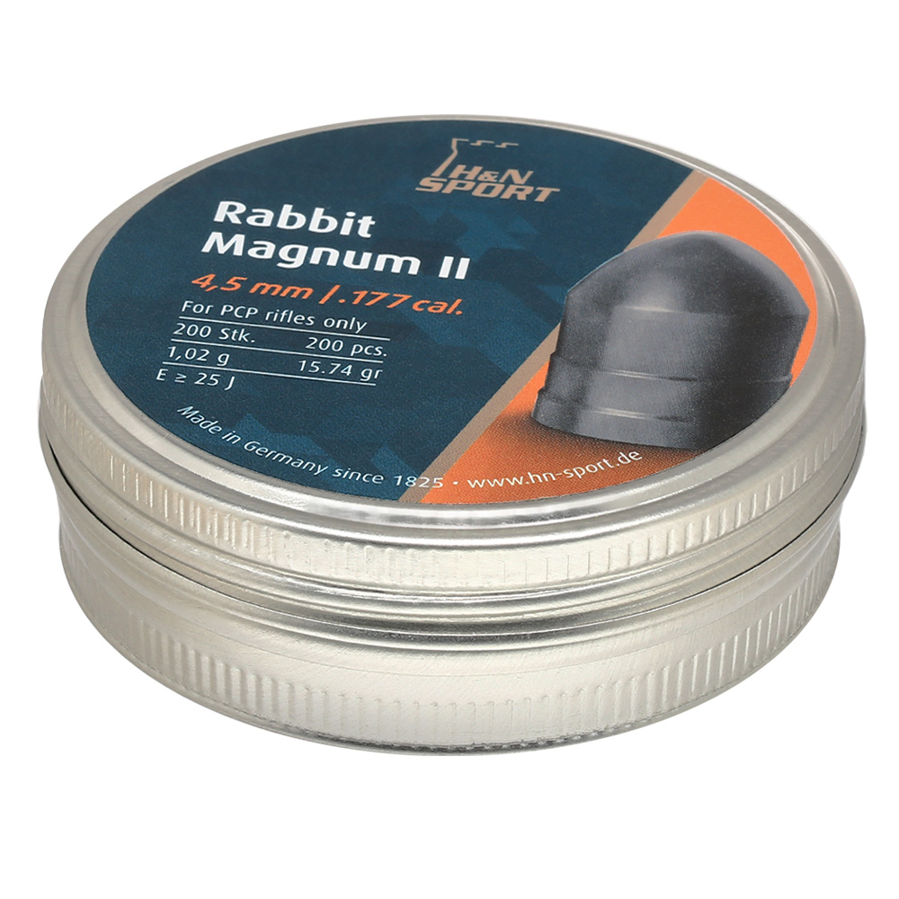 H&N Spitzkopf-Diabolo Rabbit Magnum II 4,5 mm 200 Stück extrem schwer Bild 1