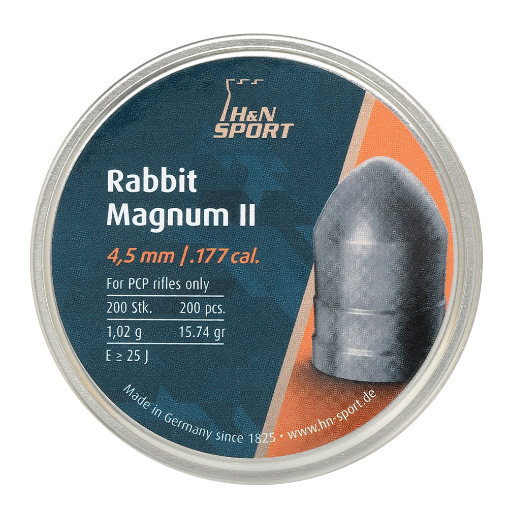 H&N Spitzkopf-Diabolo Rabbit Magnum II 4,5 mm 200 Stück extrem schwer Bild 1