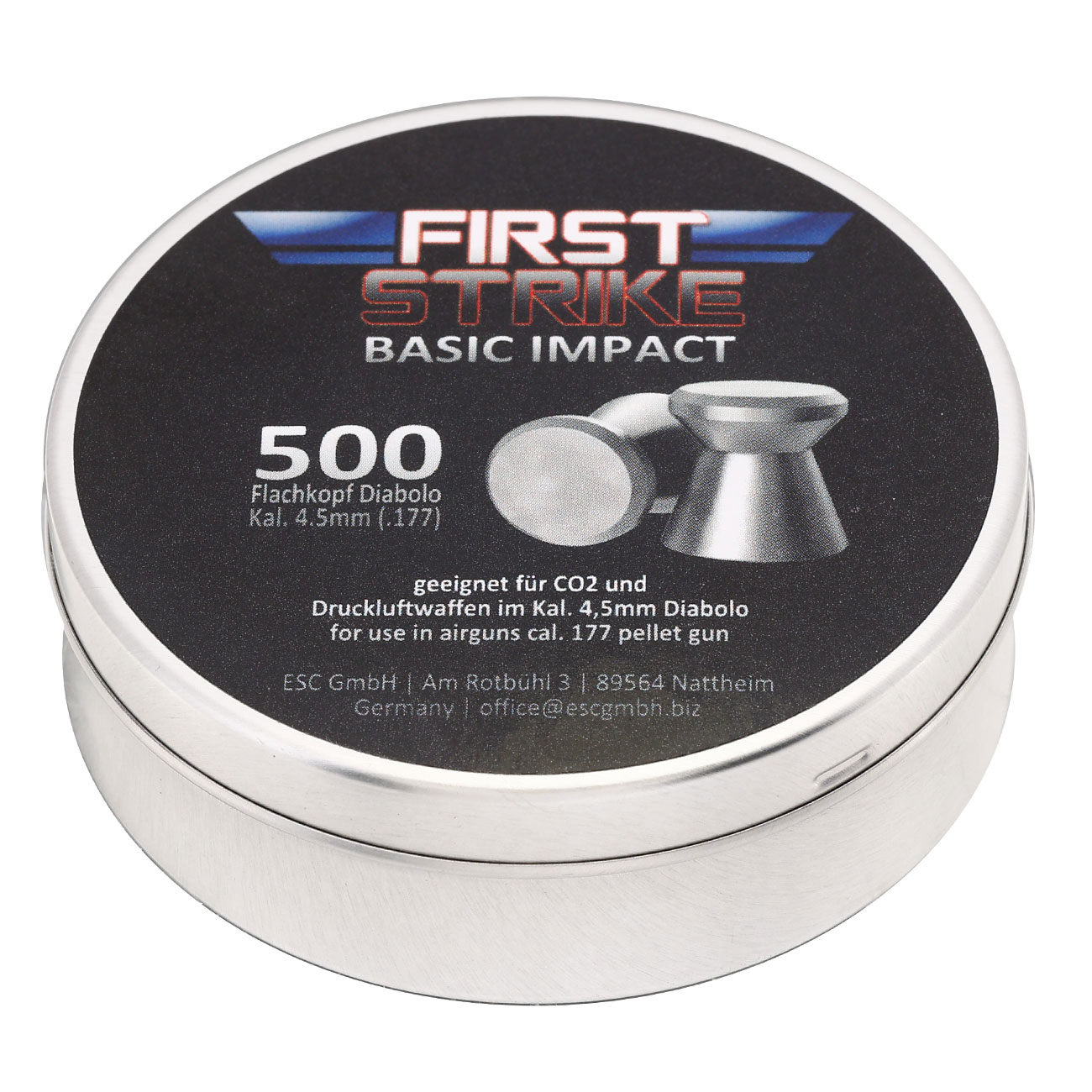 First Strike Flachkopf-Diabolos Basic Impact 4,5 mm 500 Stck Bild 1