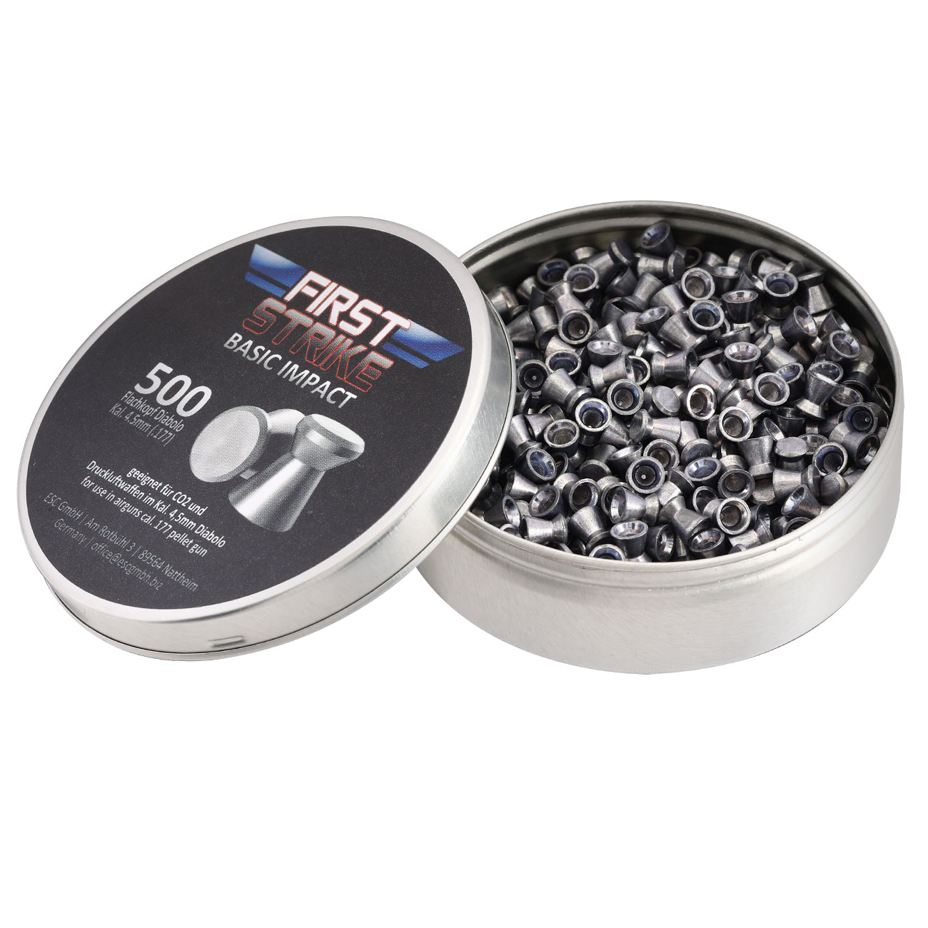 First Strike Flachkopf-Diabolos Basic Impact 4,5 mm 500 Stck Bild 2