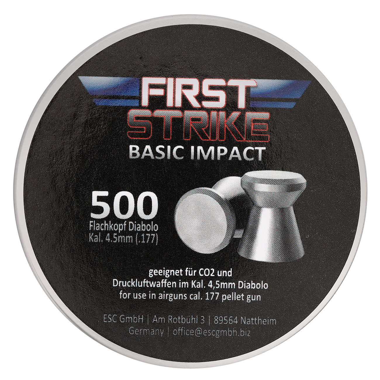 First Strike Flachkopf-Diabolos Basic Impact 4,5 mm 500 Stck Bild 3
