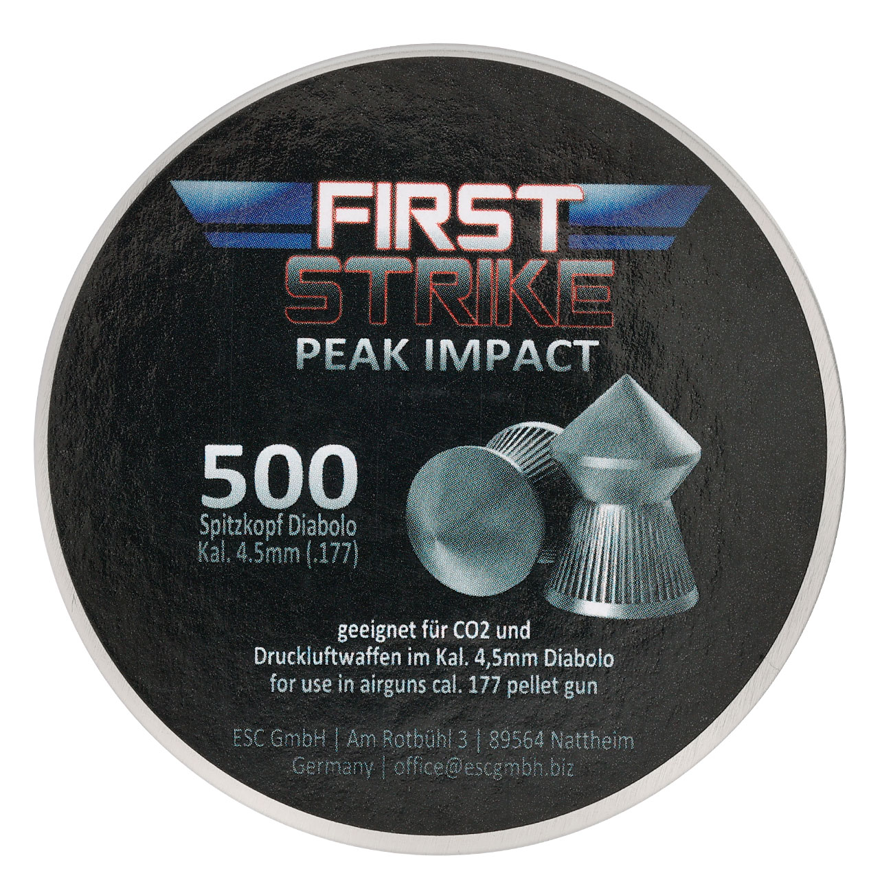 First Strike Spitzkopf-Diabolos Peak Impact 4,5 mm 500 Stck Bild 3