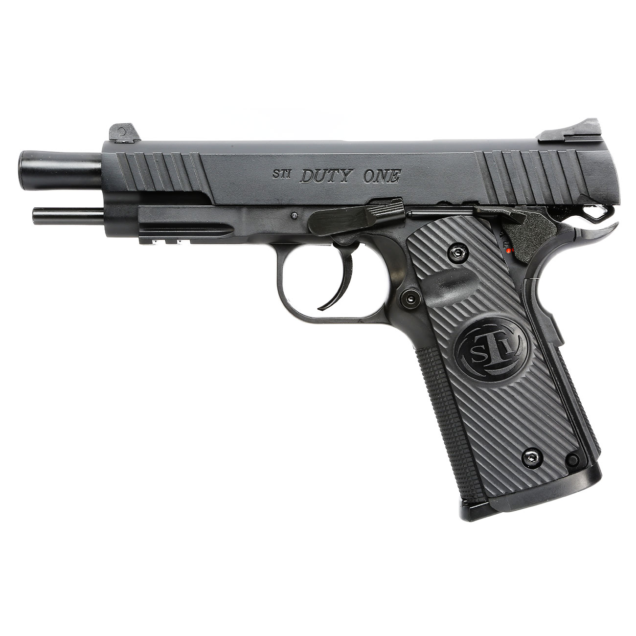 ASG STI Duty One CO2 Luftpistole Kal. 4,5mm BB Non Blowback Metallschlitten schwarz Bild 6