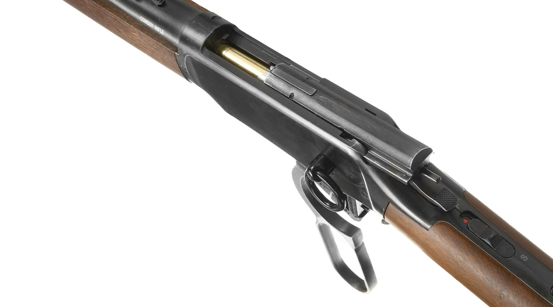 Legends Cowboy Rifle CO2-Luftgewehr Unterhebelspanner Kal. 4,5 mm BB inkl. 10 Ladehlsen Bild 4