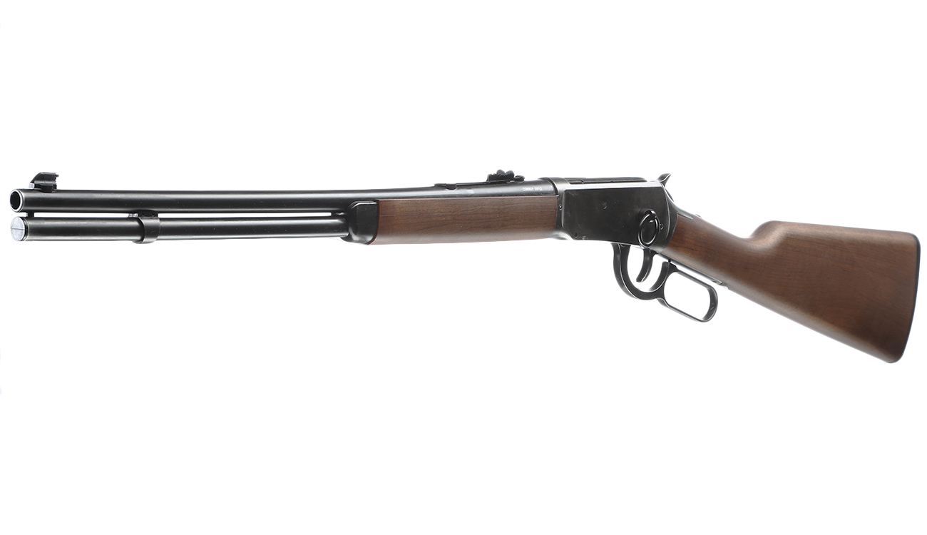 Legends Cowboy Rifle Luftgewehr Kal. 4,5 mm BB + Stahl-BBs + Kugelkasten + Schiescheiben + CO2 Kapseln Bild 1