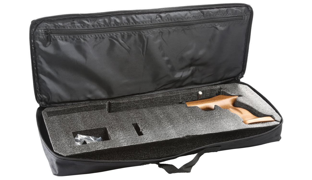 Diana Bandit Pressluftpistole PCP Kal. 4,5 mm Diabolo Buchenholz inkl. Schalldämpfer Bild 9