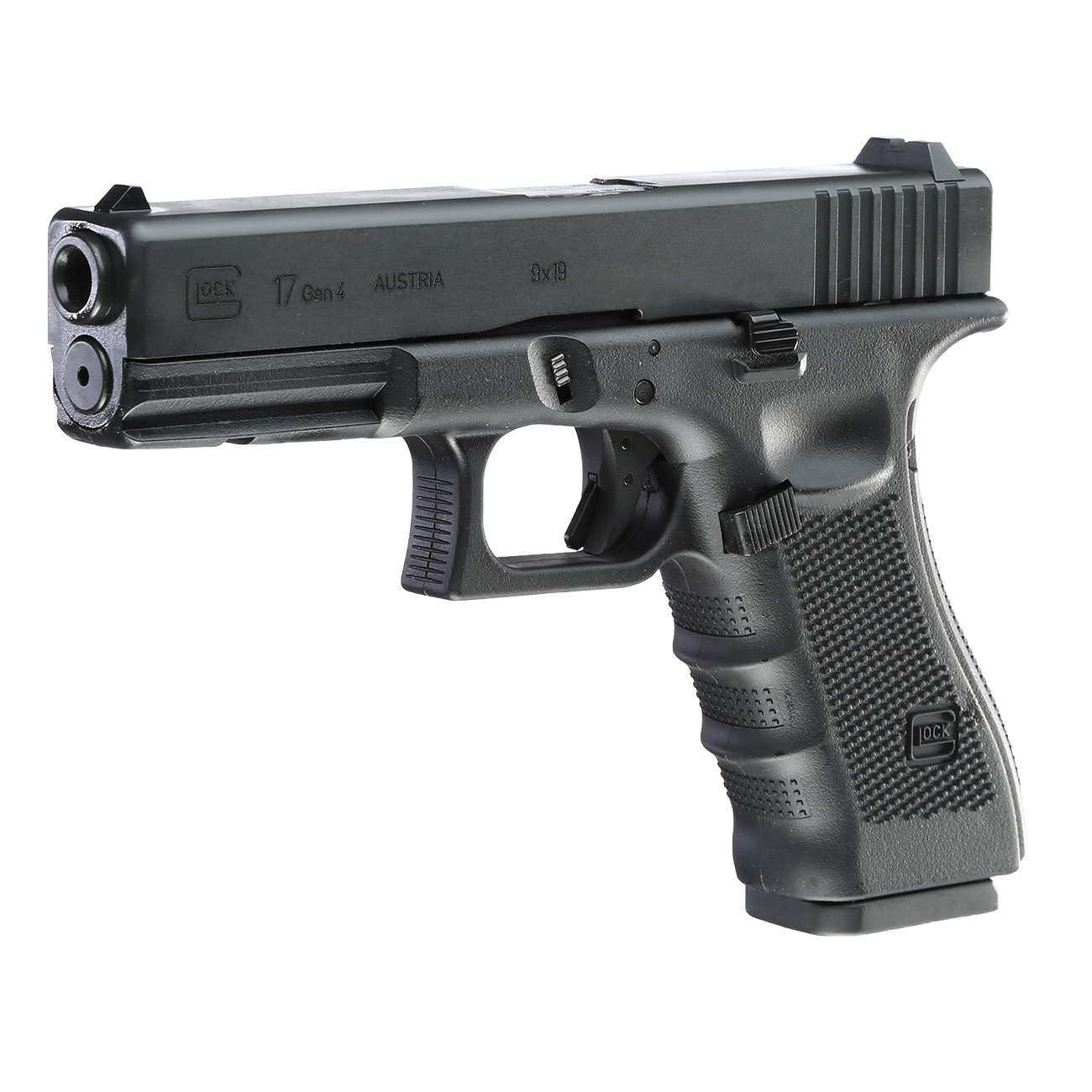 Glock 17 Gen. 4 CO2 Luftpistole Kal. 4,5 mm BB schwarz Metallschlitten Bild 1