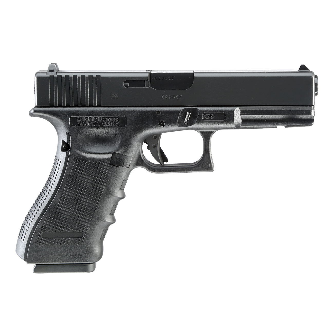 Umarex Glock 17 Gen. 4 CO2 Luftpistole Kal. 4,5 mm BB schwarz Metallschlitten Bild 5