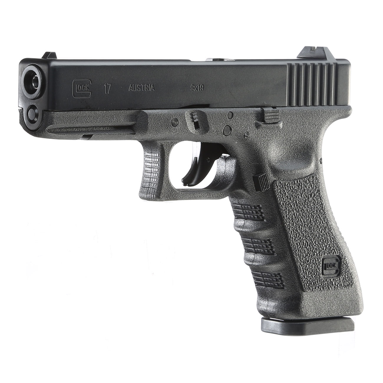 Glock 17 Gen. 3 CO2-Pistole Kal. 4,5 mm Diabolo/Stahl-BB inkl. Glock Pistolenkoffer Bild 1