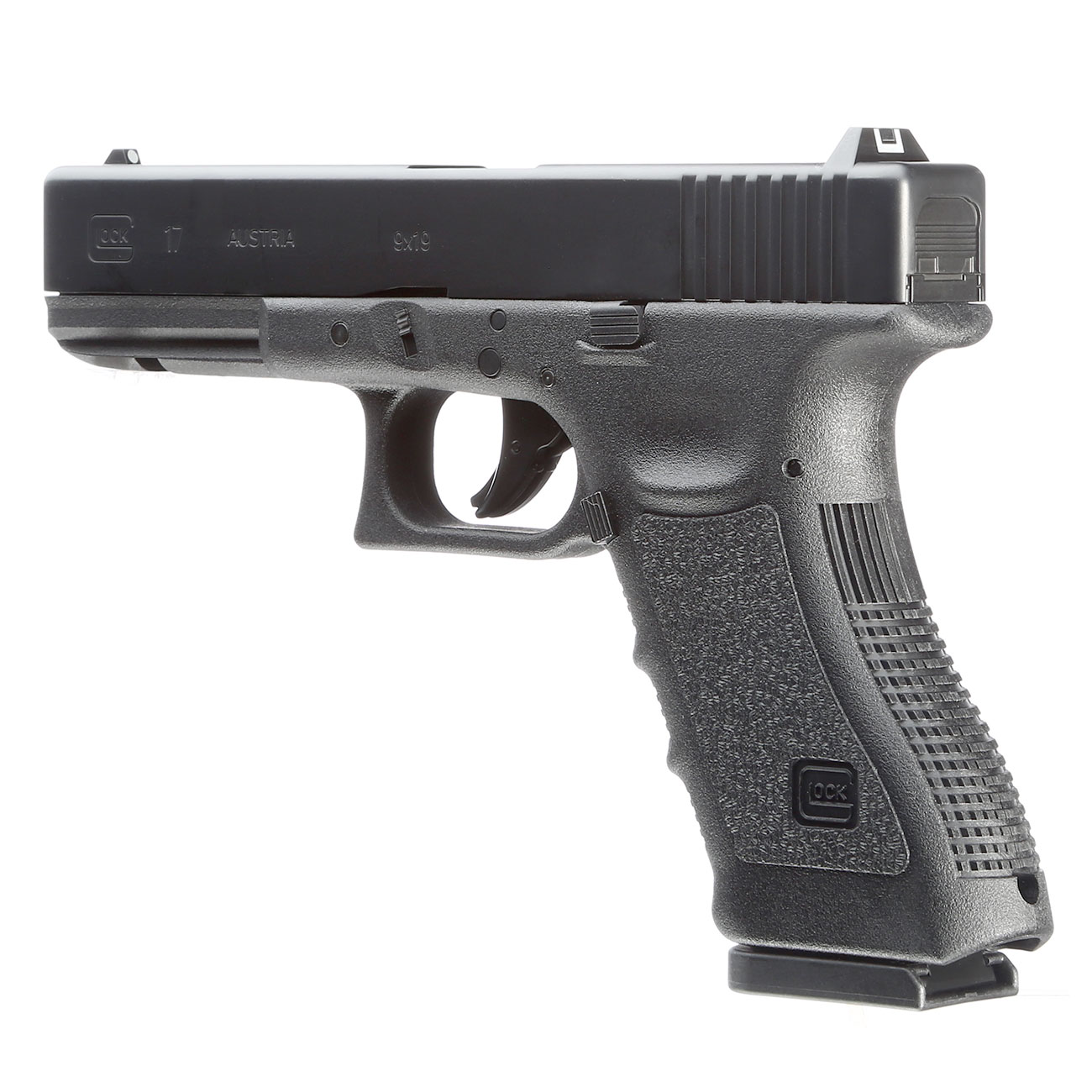 Glock 17 Gen. 3 CO2-Pistole Kal. 4,5 mm Diabolo/Stahl-BB inkl. Glock Pistolenkoffer Bild 1