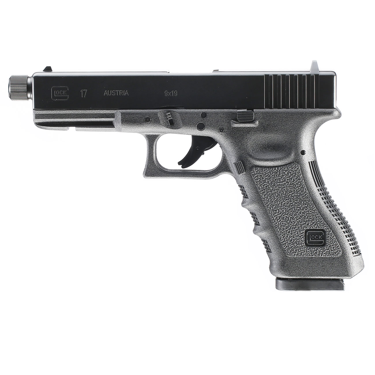 Glock 17 Gen 3 Co2 Pistole Kal 4 5 Mm Diabolo Stahl Bb Mit Laufgewinde Inkl Glock Pistolenkoffer Kotte Zeller