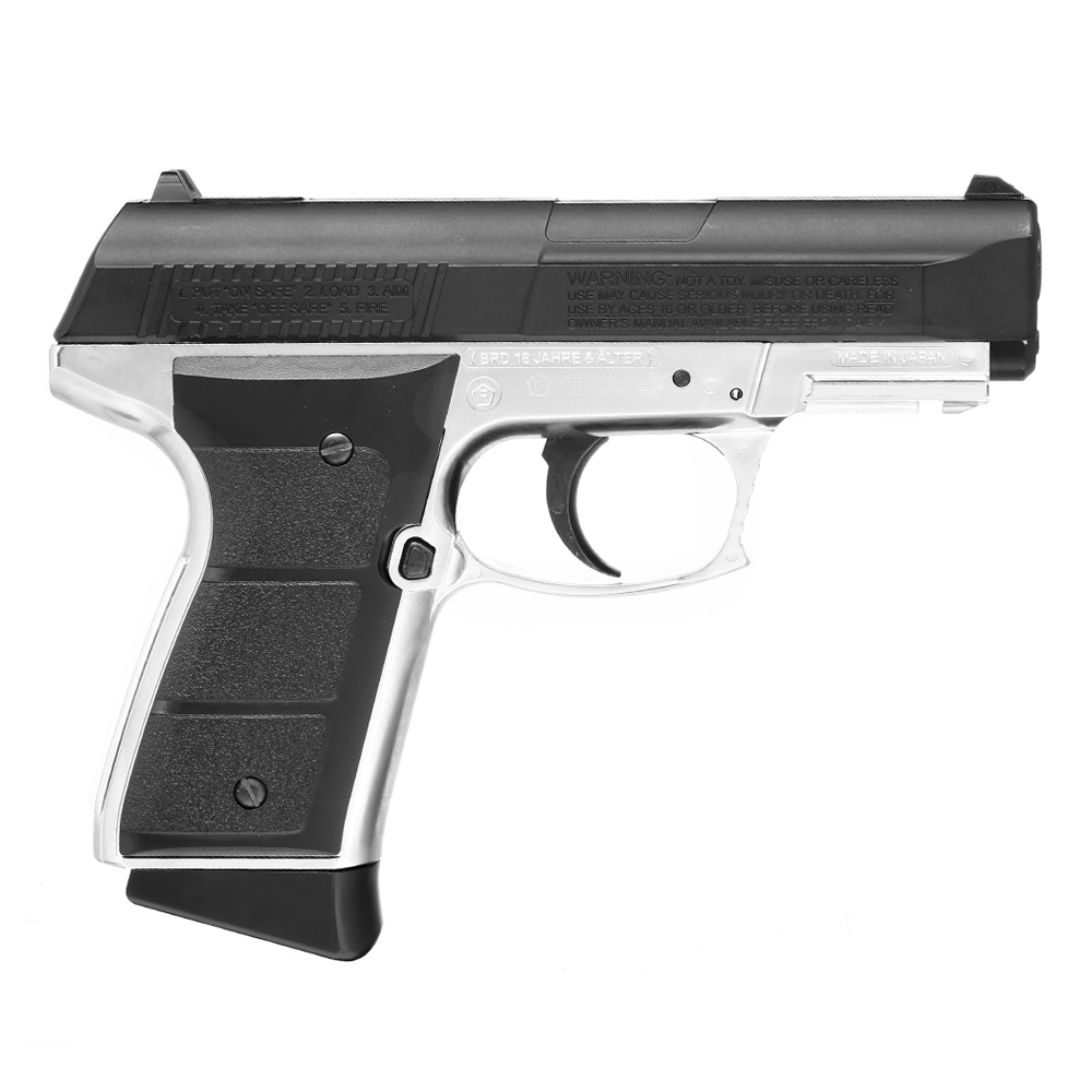 Daisy Mod. 5501 Powerline CO2 Luftpistole Kal. 4,5 mm BB Blowback Metallschlitten schwarz/silber Bild 3