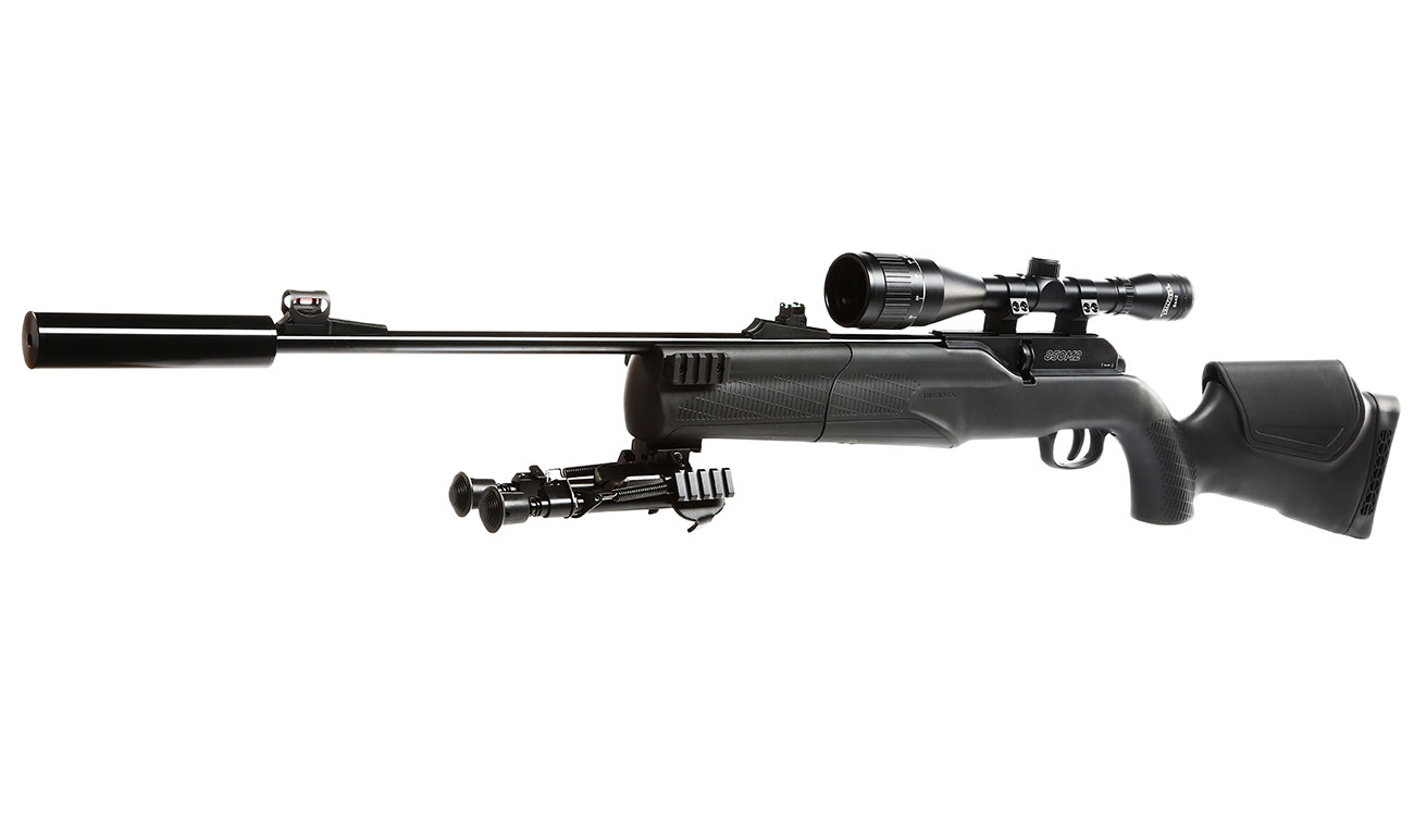 Umarex 850 M2 XT KIT CO2-Luftgewehr 4,5mm Diabolo inkl. Zielfernrohr, Schalldämpfer und Zweibein Bild 1