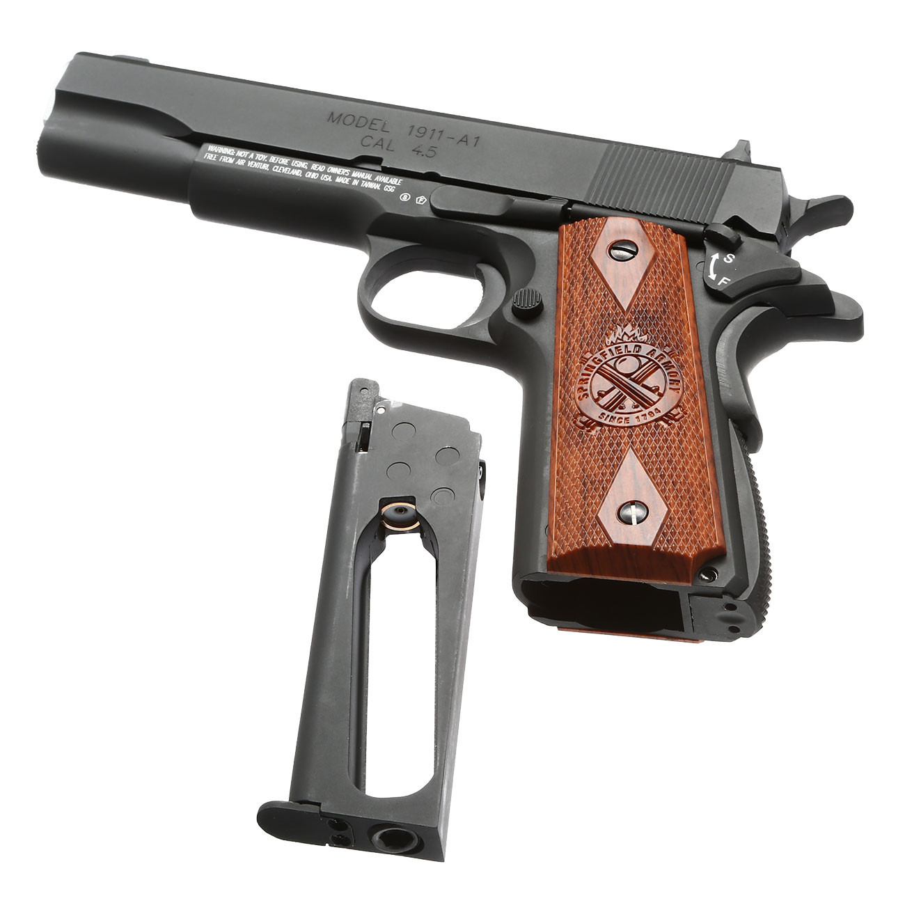 Springfield 1911 CO2-Luftpistole Kal. 4,5mm BB Bild 1