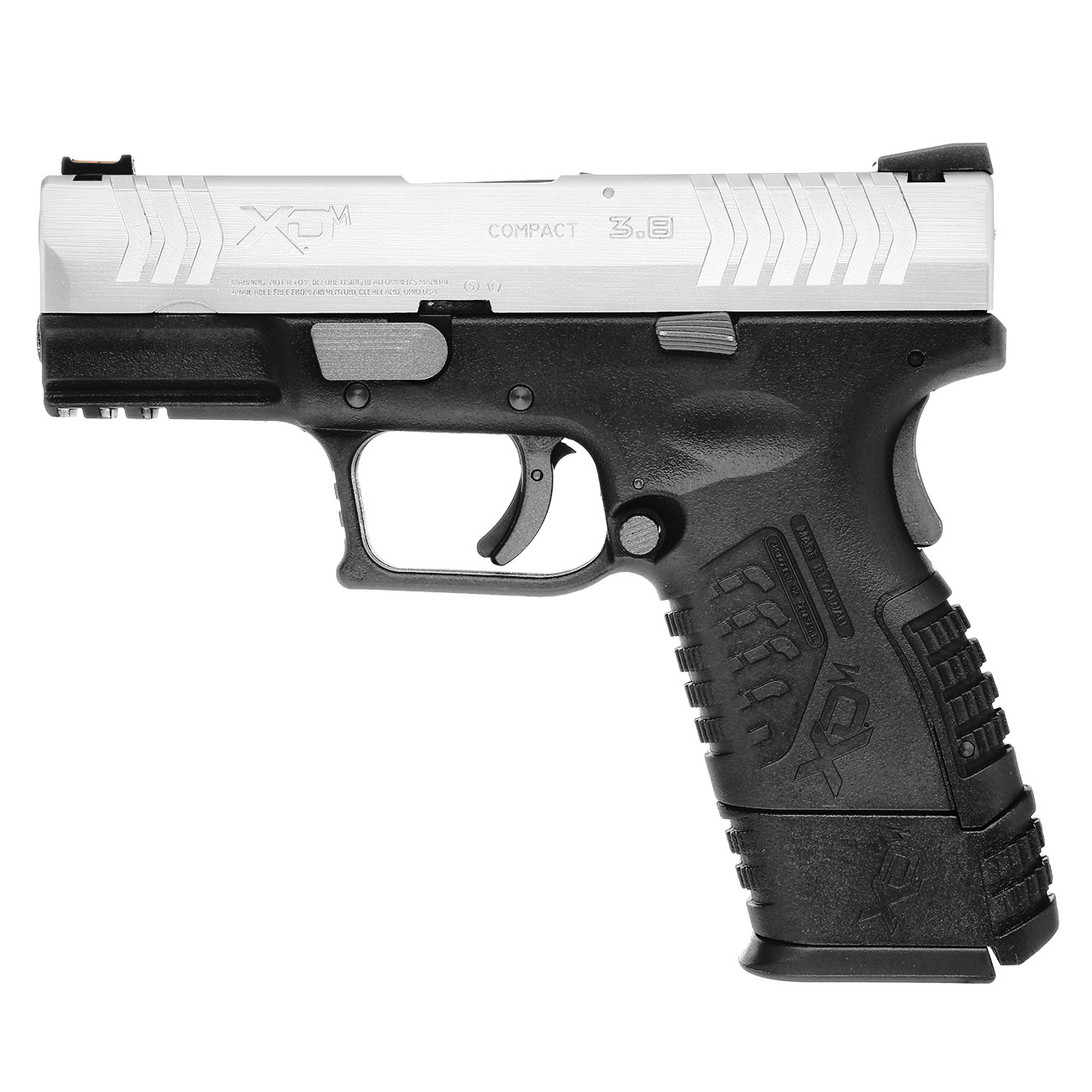 Springfield XDM Compact CO2 Luftpistole 4,5mm BB Blowback Bicolor