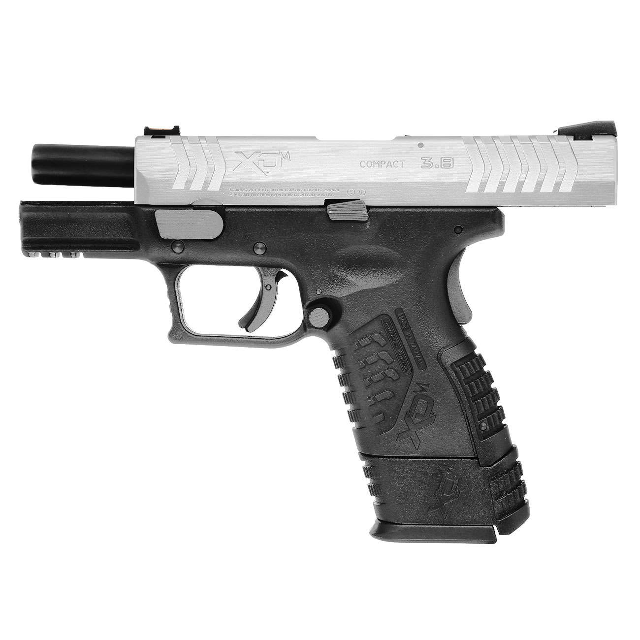 Springfield XDM Compact CO2-Luftpistole 4,5mm BB Blowback Bicolor Bild 3