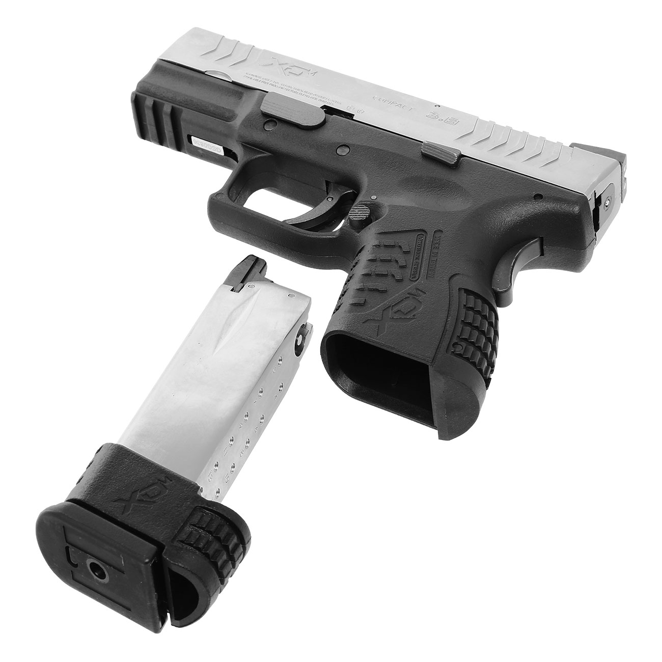 Springfield XDM Compact CO2-Luftpistole 4,5mm BB Blowback Bicolor Bild 4