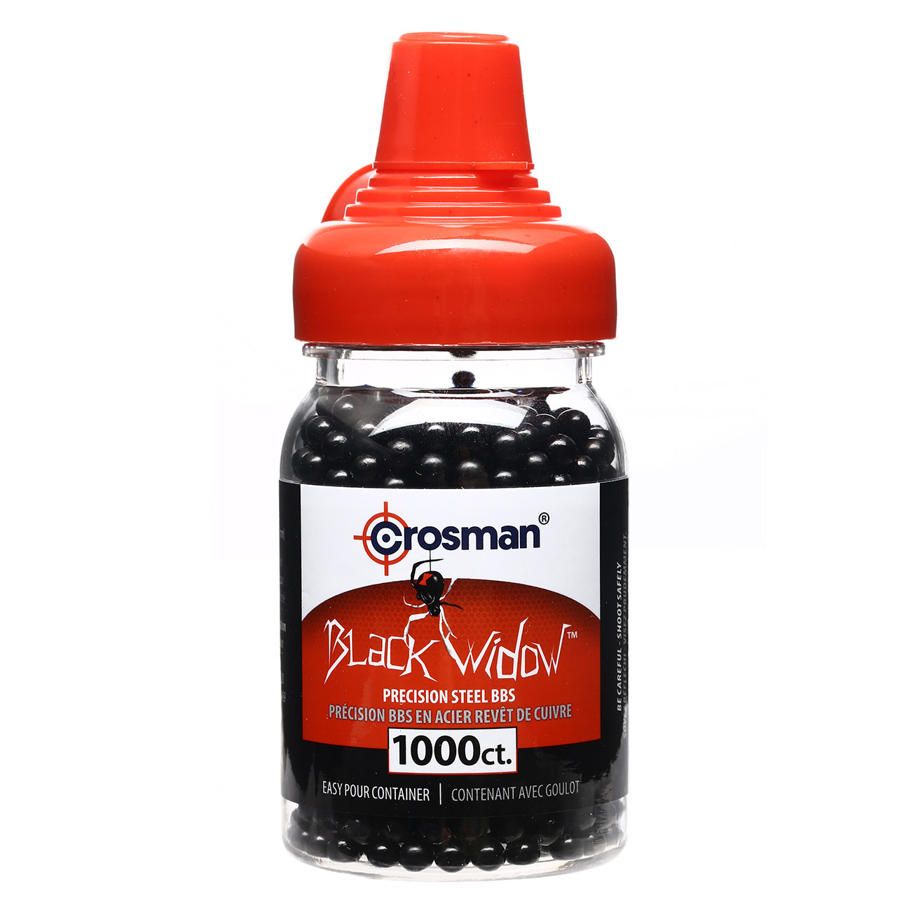 Crosman Black Widow Stahl-BBs 4,5mm 1000 Stck Flasche