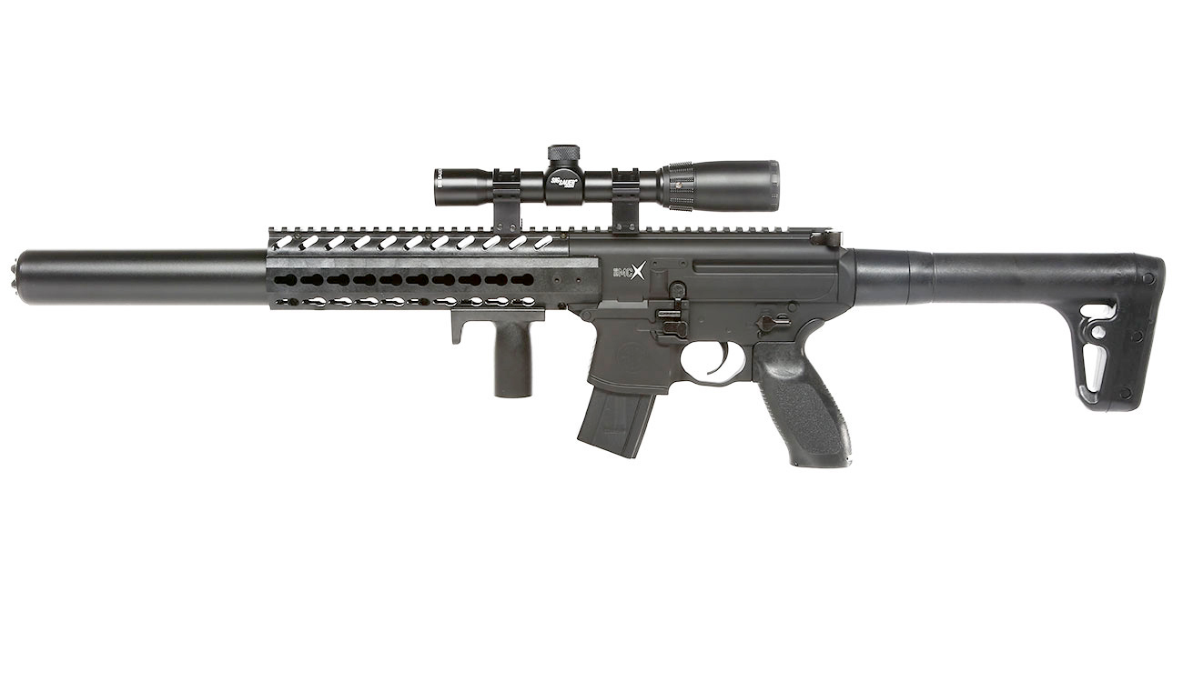 Sig Sauer MCX CO2-Luftgewehr 4,5mm Diabolo schwarz inkl. Sig Sauer 1-4x24WR Zielfernrohr