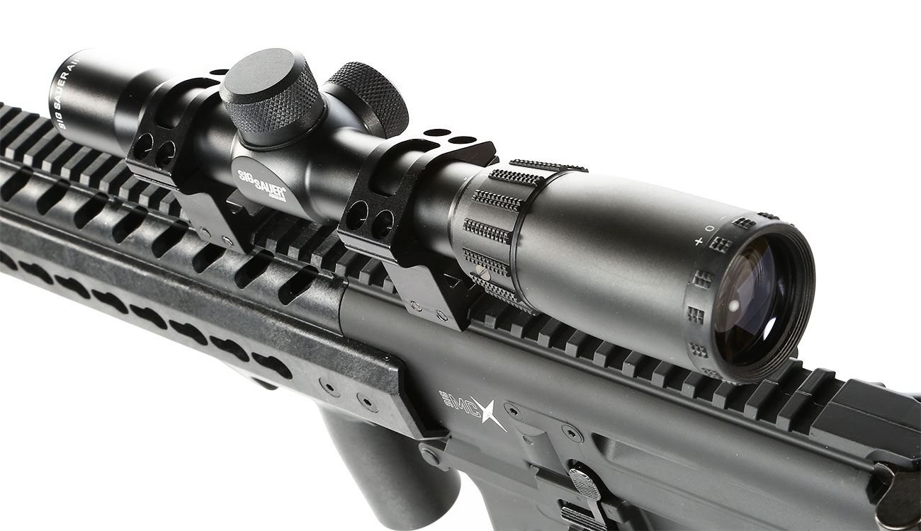 Sig Sauer MCX CO2-Luftgewehr 4,5mm Diabolo schwarz inkl. Sig Sauer 1-4x24WR Zielfernrohr Bild 3