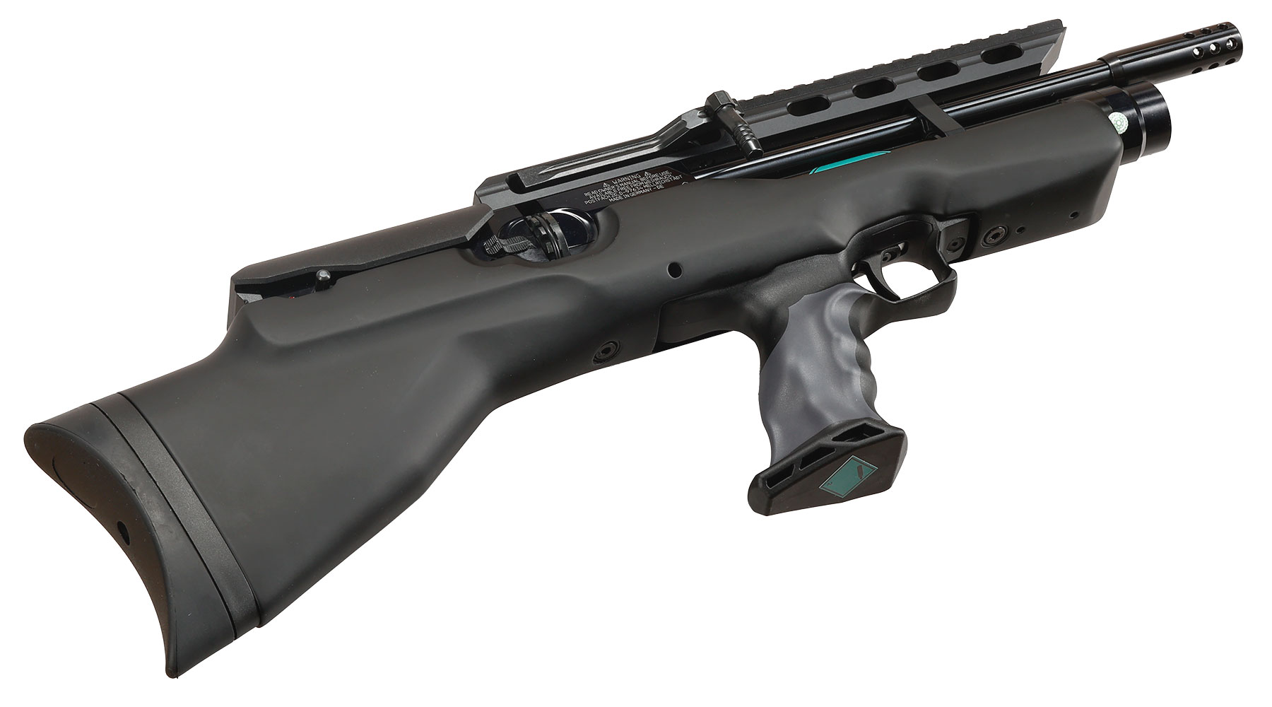 Weihrauch HW 100 BP-K Pressluftgewehr 4,5mm Diabolo mit 2x 14-Schuss Magazin schwarz Bild 11