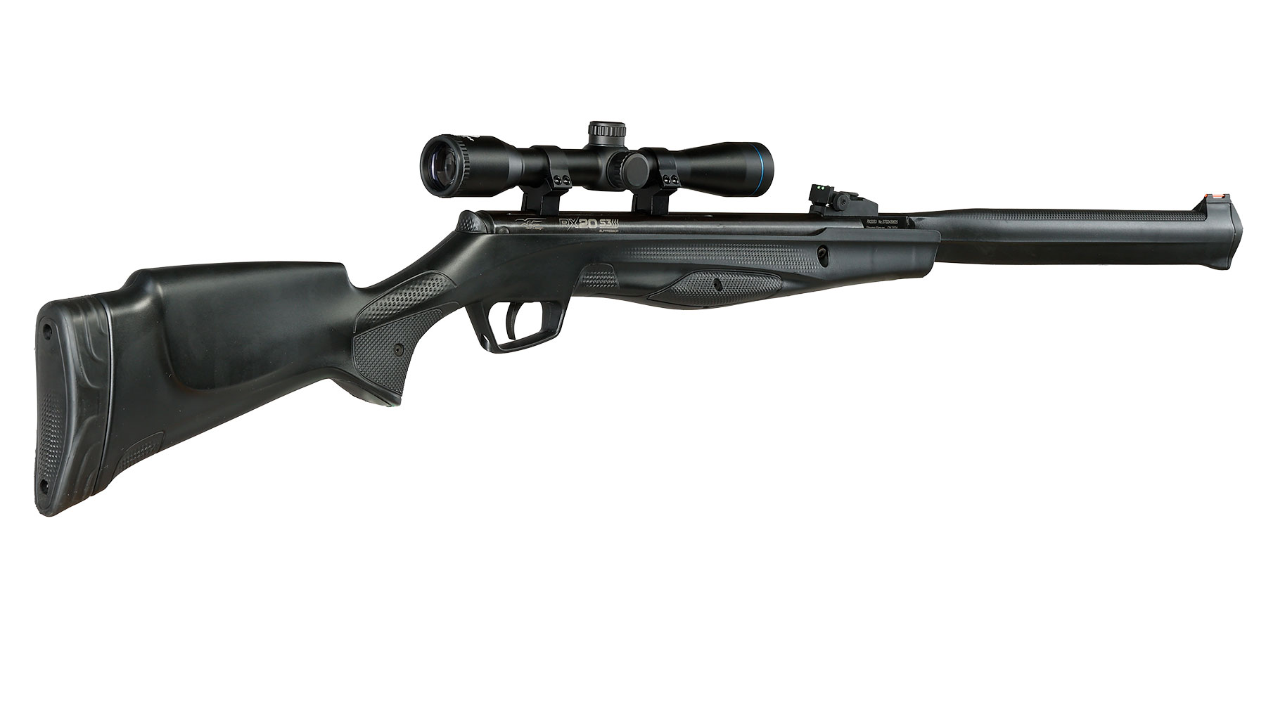 Stoeger RX20 S3 Combo Luftgewehr Set Kal. 4,5 mm Diabolo schwarz inkl. Schalld�mpfer u. Zielfernrohr 4x32 Bild 11