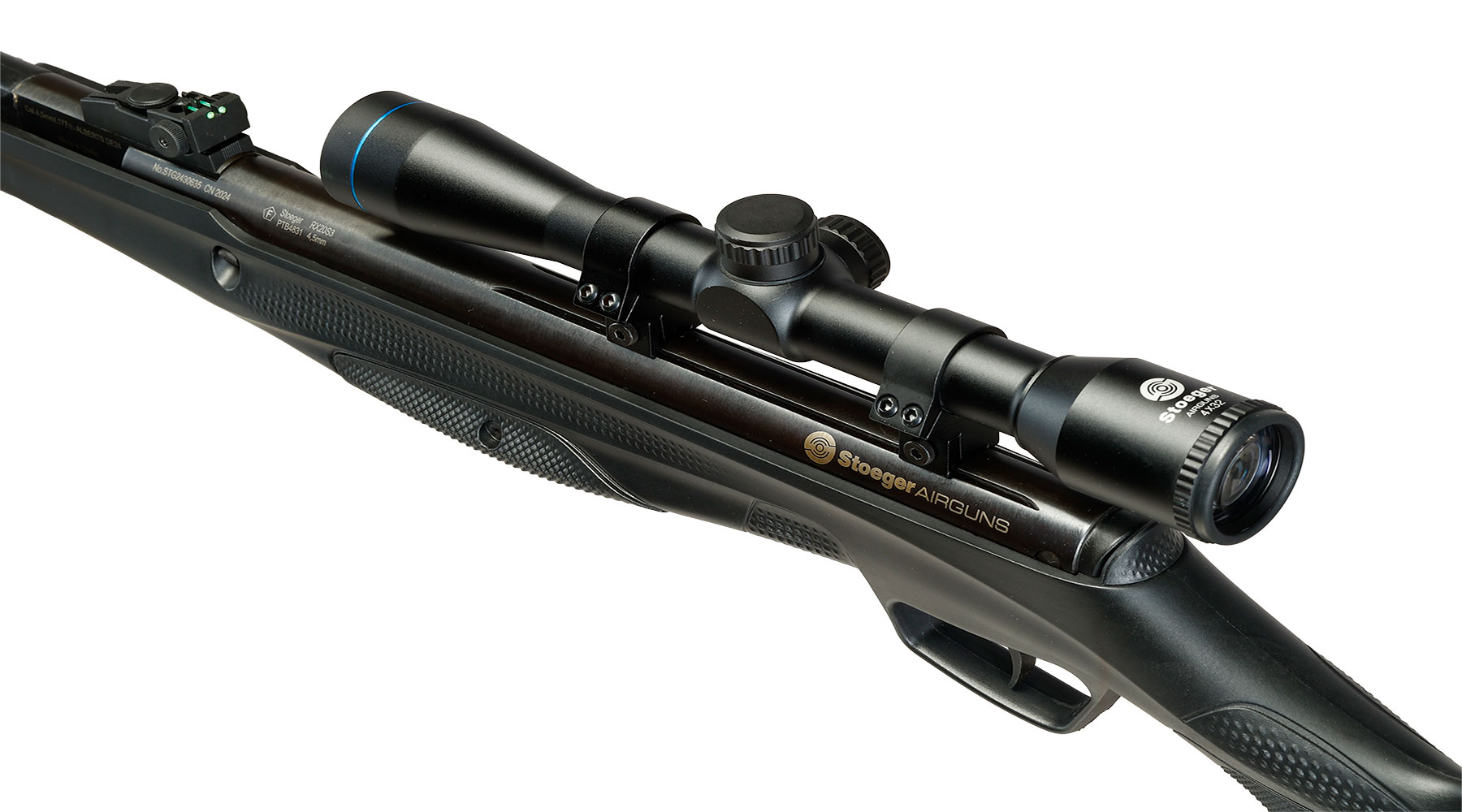 Stoeger RX20 S3 Combo Luftgewehr Set Kal. 4,5 mm Diabolo schwarz inkl. Schalld�mpfer u. Zielfernrohr 4x32 Bild 3