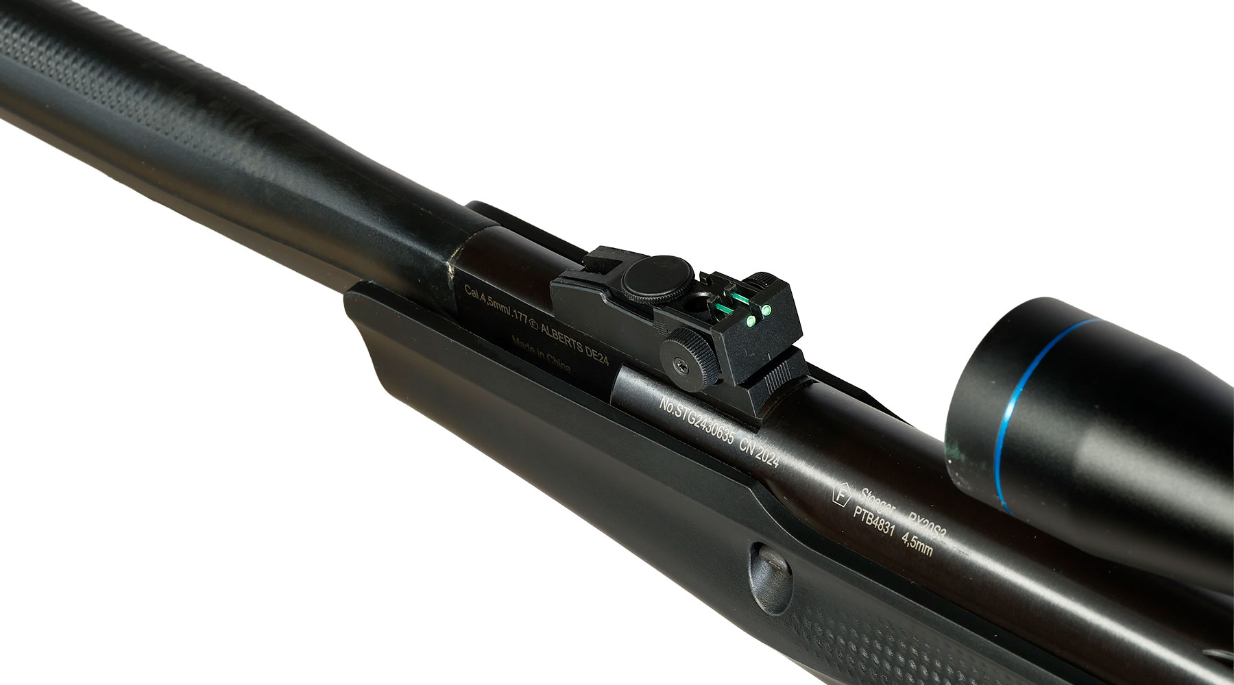 Stoeger RX20 S3 Combo Luftgewehr Set Kal. 4,5 mm Diabolo schwarz inkl. Schalld�mpfer u. Zielfernrohr 4x32 Bild 6