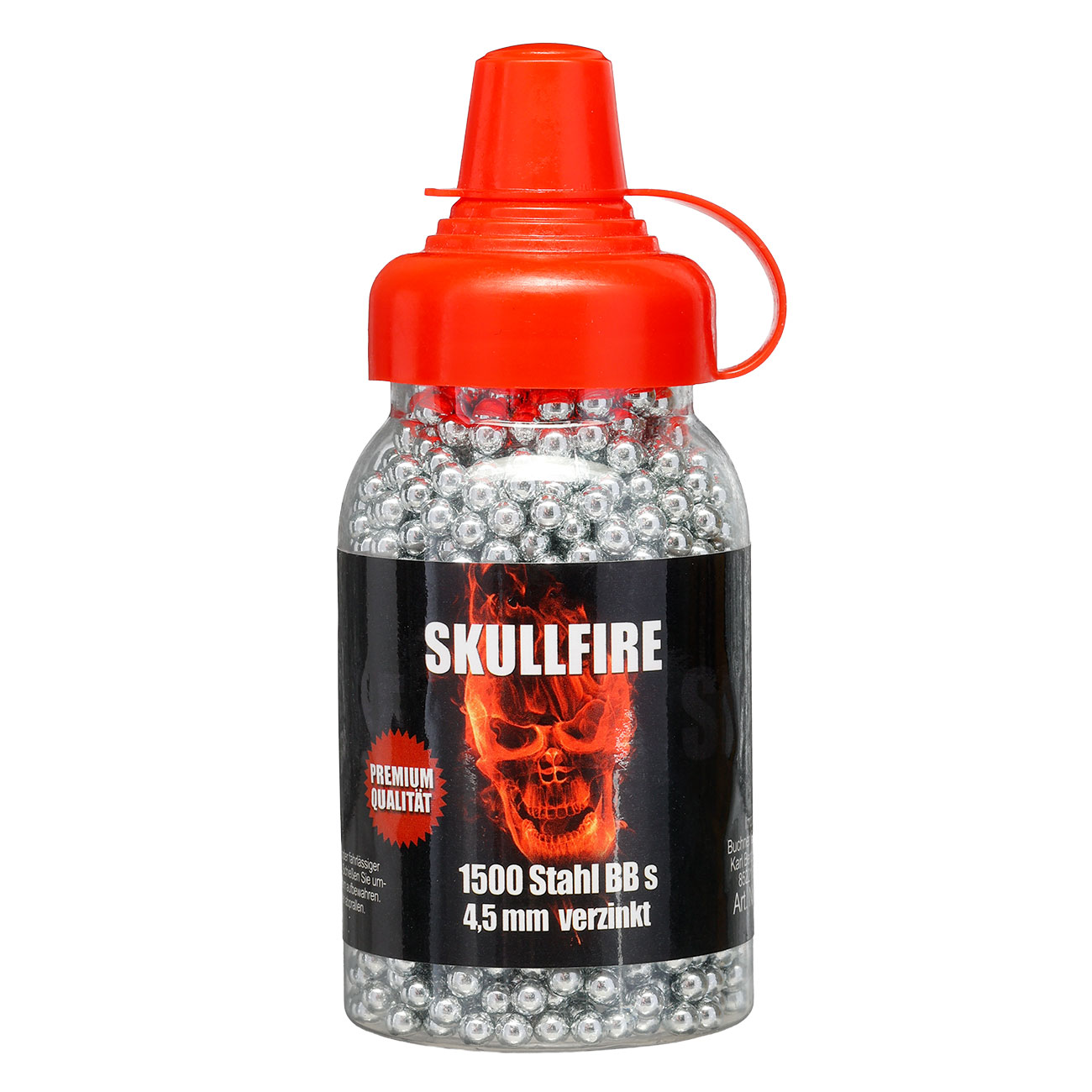 Skullfire Stahl-BBs Kal. 4,5 mm 1500er Schnelllader