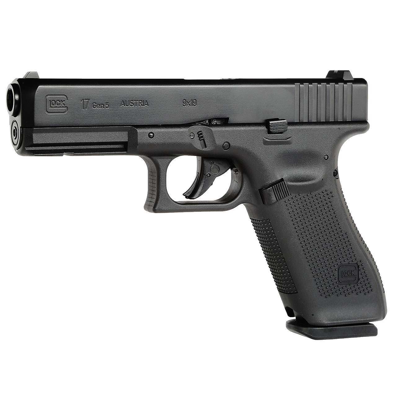 Glock 17 Gen5 Luftpistole CO2 Blowback Kal. 4,5 mm BB Metallschlitten schwarz Bild 1