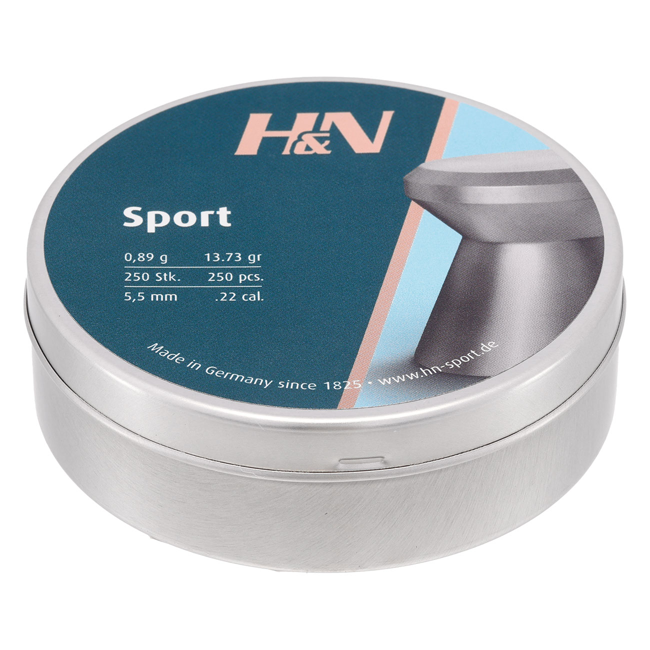 H&N Sport Flachkopf-Diabolos Kaliber 5,5mm (.22) 250 Stck Bild 1
