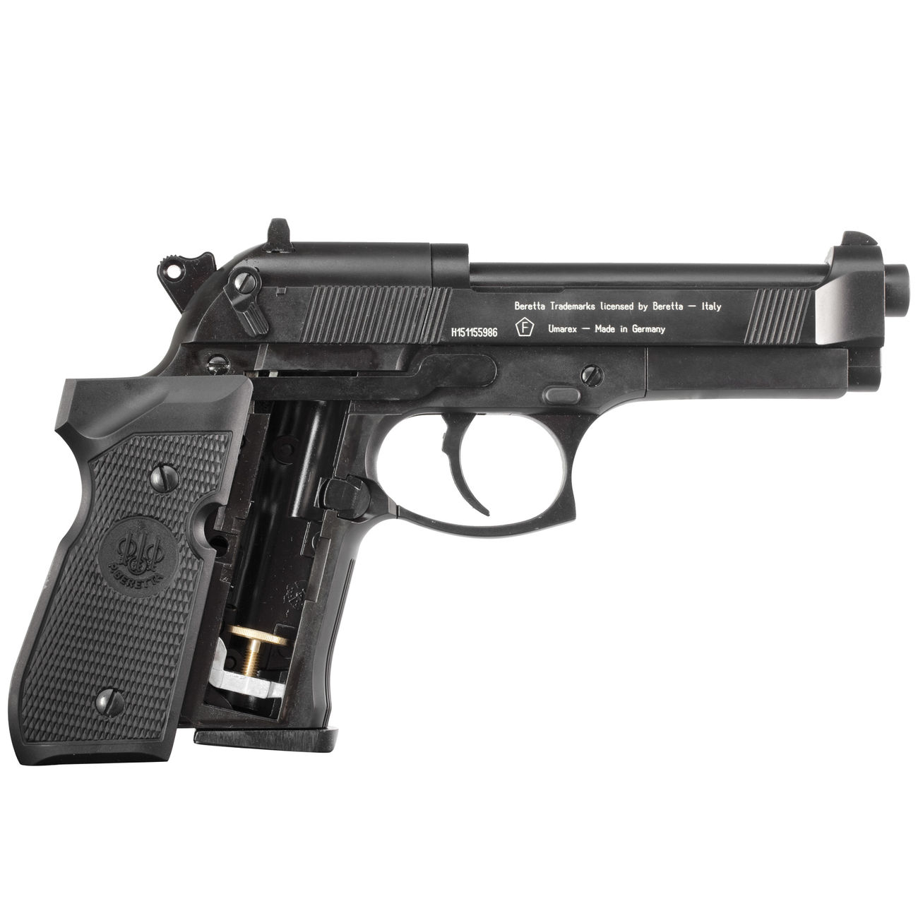 Beretta M92 FS CO2 Luftpistole 4,5 mm Diabolo brniert Bild 3