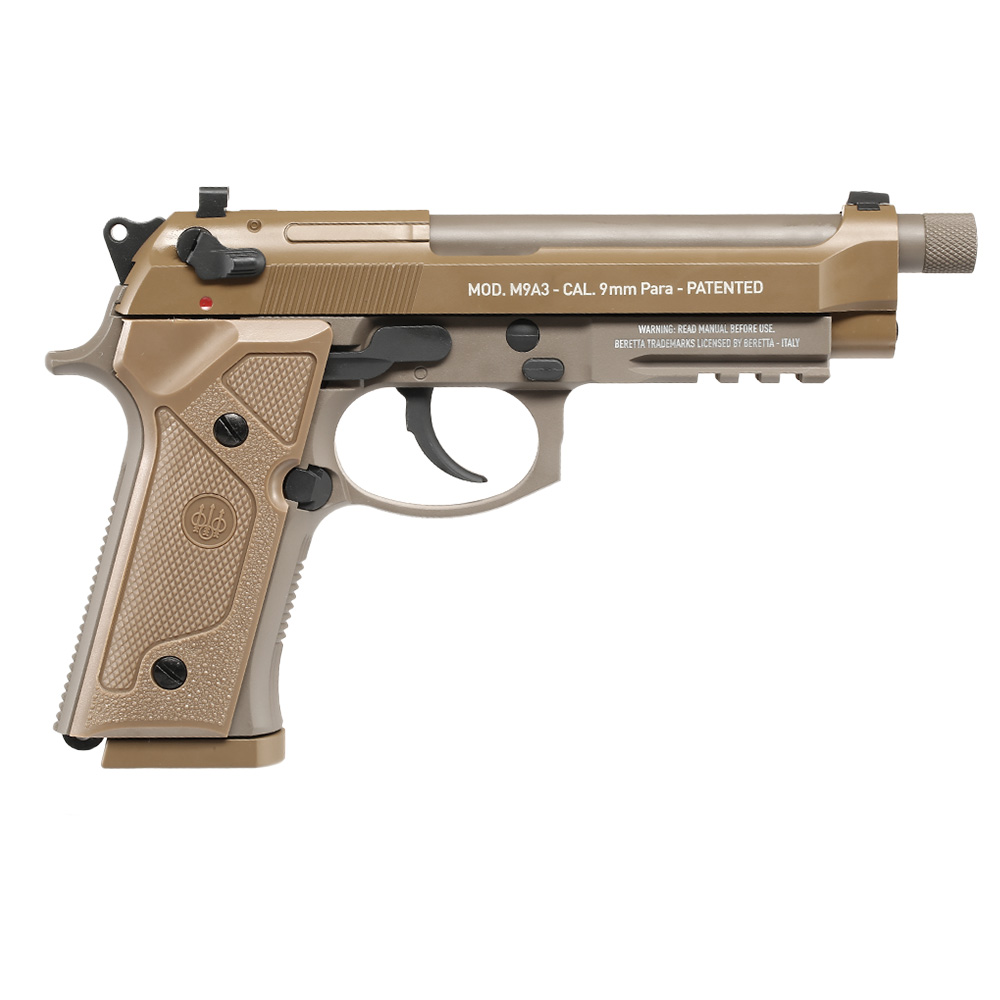 Beretta M9 A3 CO2 Luftpistole Kal. 4,5 mm BB FDE Vollmetall Bild 3