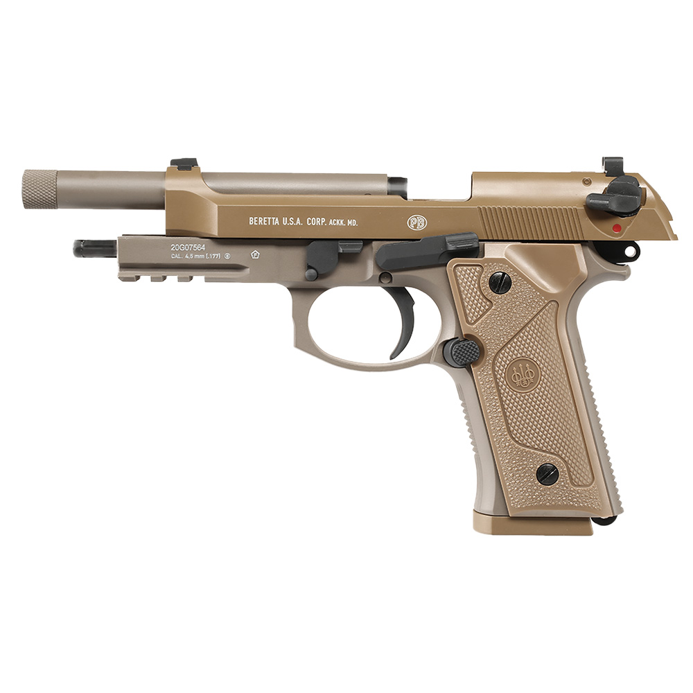 Beretta M9 A3 CO2 Luftpistole Kal. 4,5 mm BB FDE Vollmetall Bild 4