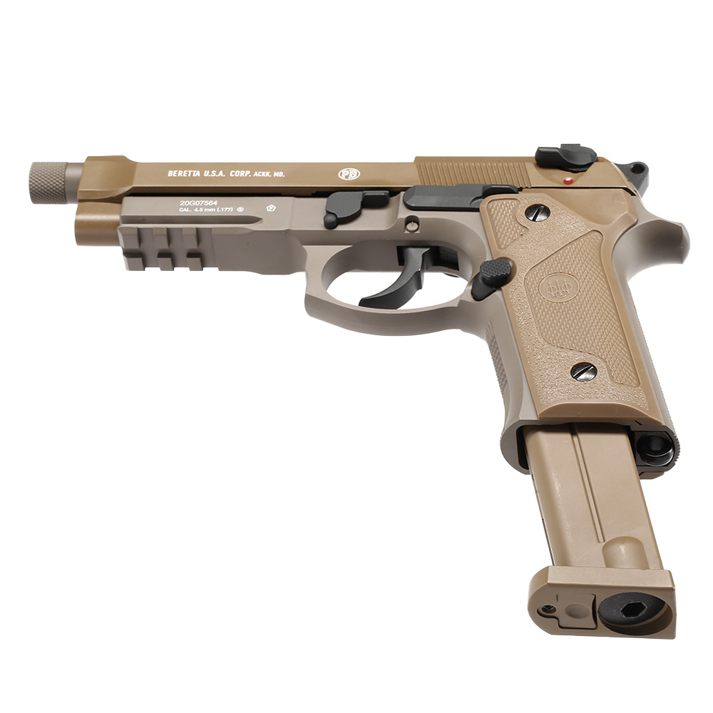 Beretta M9 A3 CO2 Luftpistole Kal. 4,5 mm BB FDE Vollmetall Bild 6