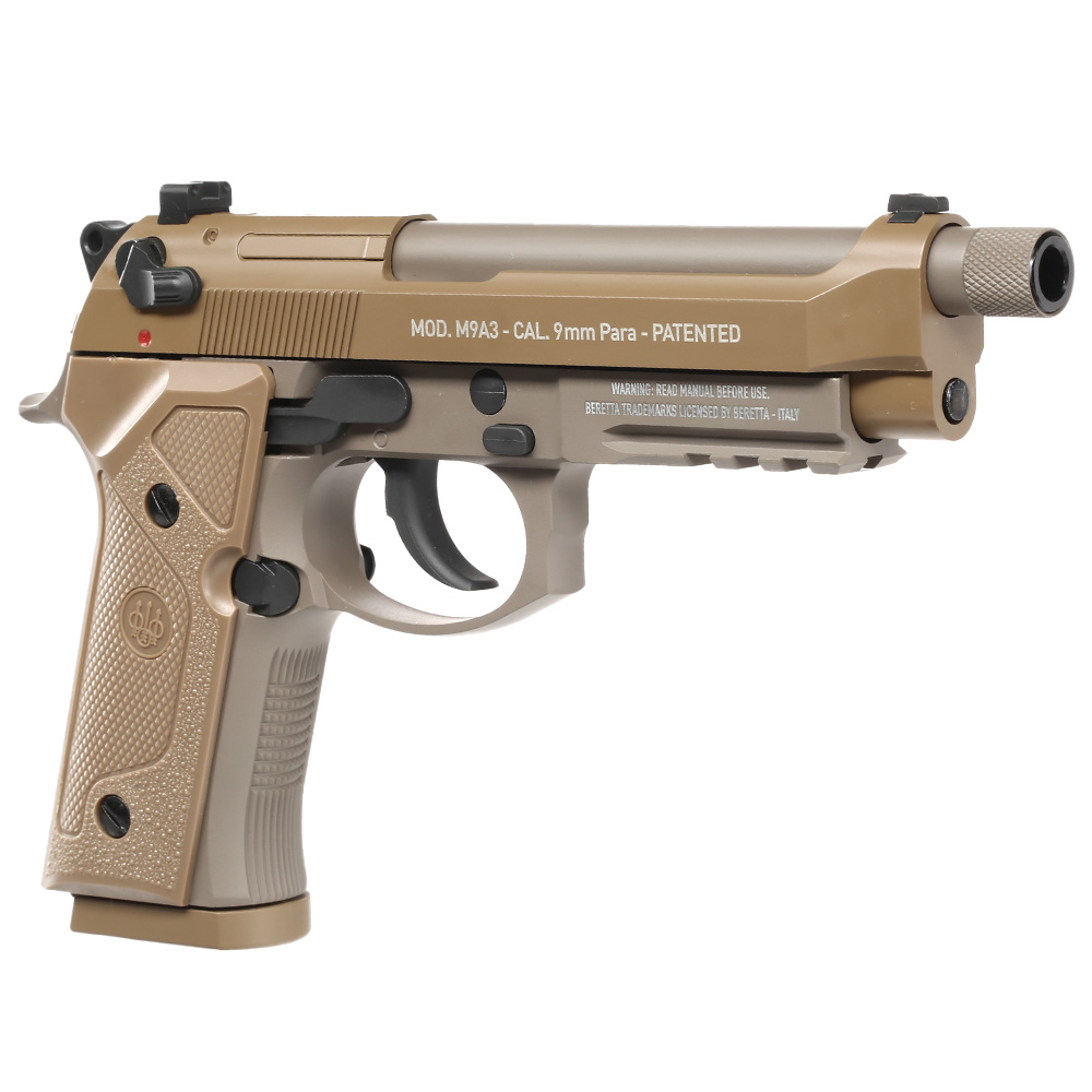 Beretta M9 A3 CO2 Luftpistole Kal. 4,5 mm BB FDE Vollmetall Bild 8