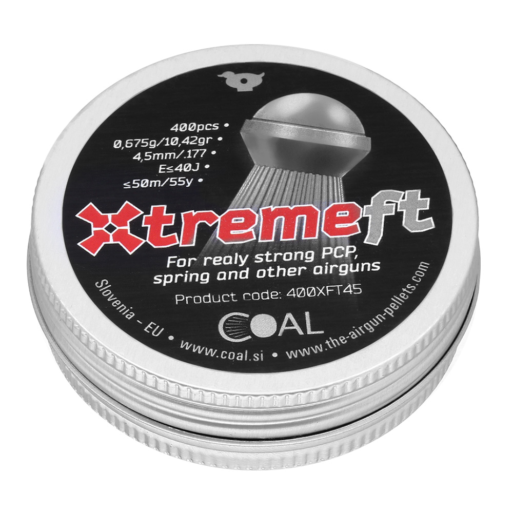 Coal Rundkopf-Diabolo Xtremeft geriffelter Schaft Kal. 4,5 mm 400er Dose Stck Bild 1