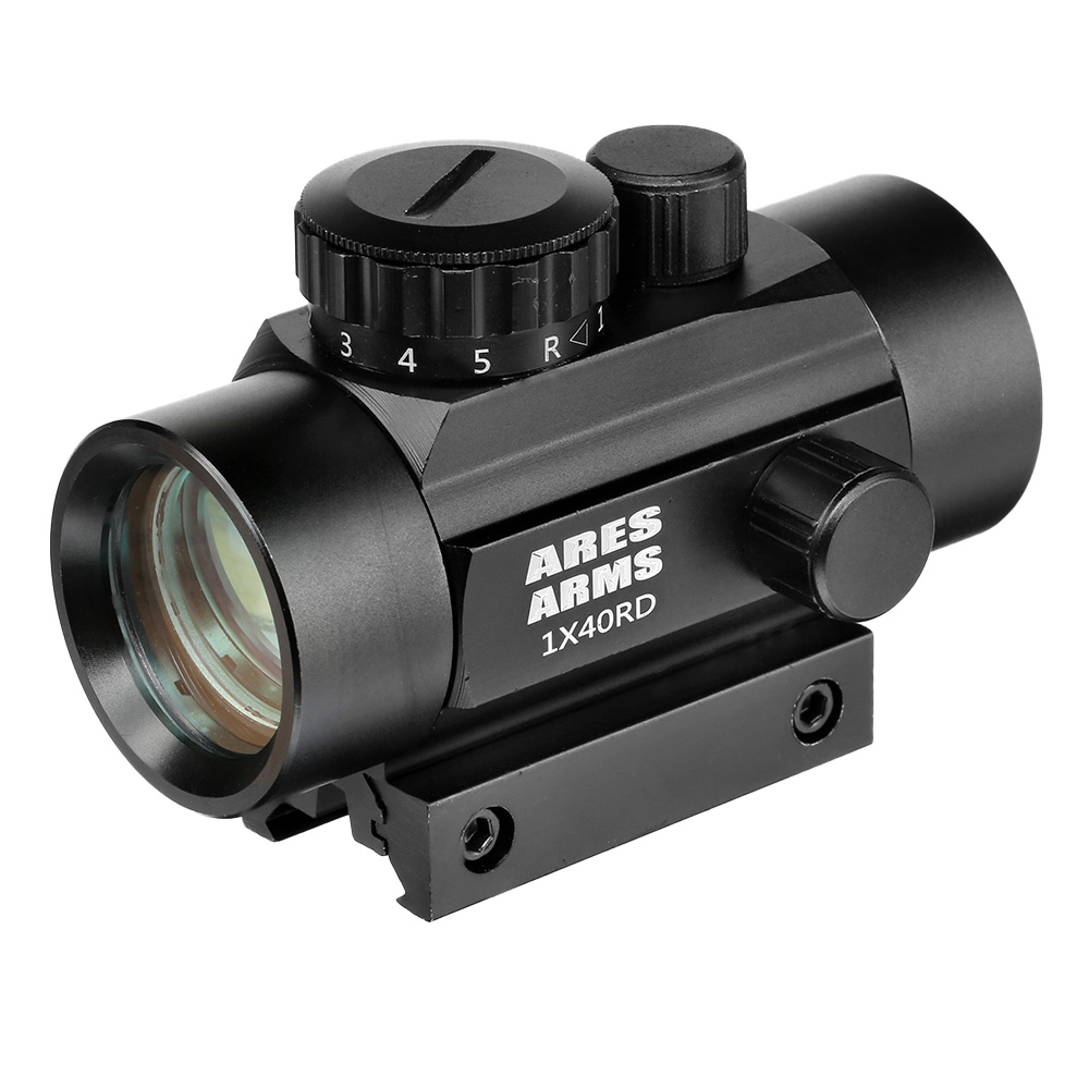 Ares Arms Red Dot 1x40 Leuchtpunktzielgert fr 11mm und Weaverschiene