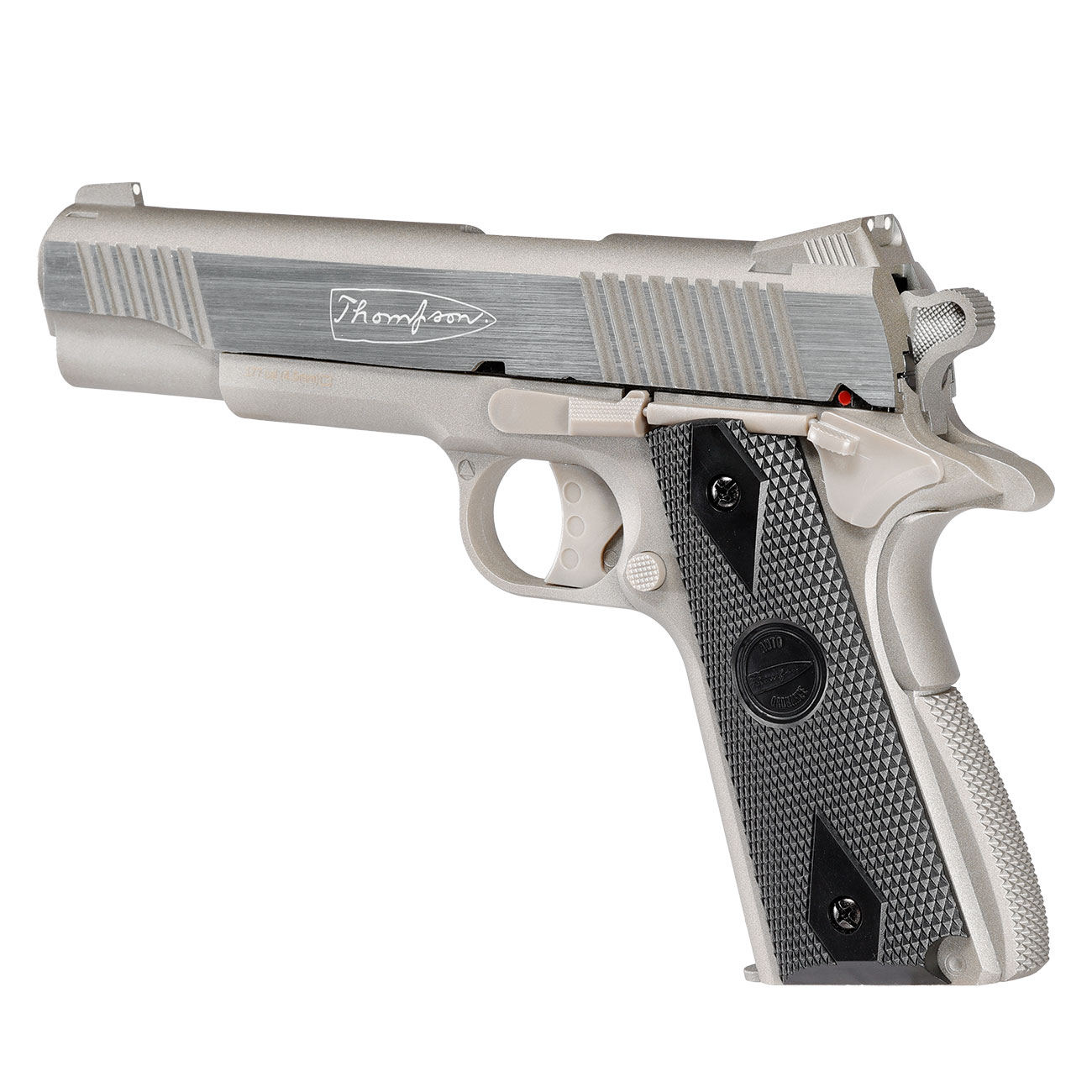 Thompson/KWC 1911 CO2 Luftpistole Kal. 4,5mm Diabolo Metallschlitten silber Bild 2