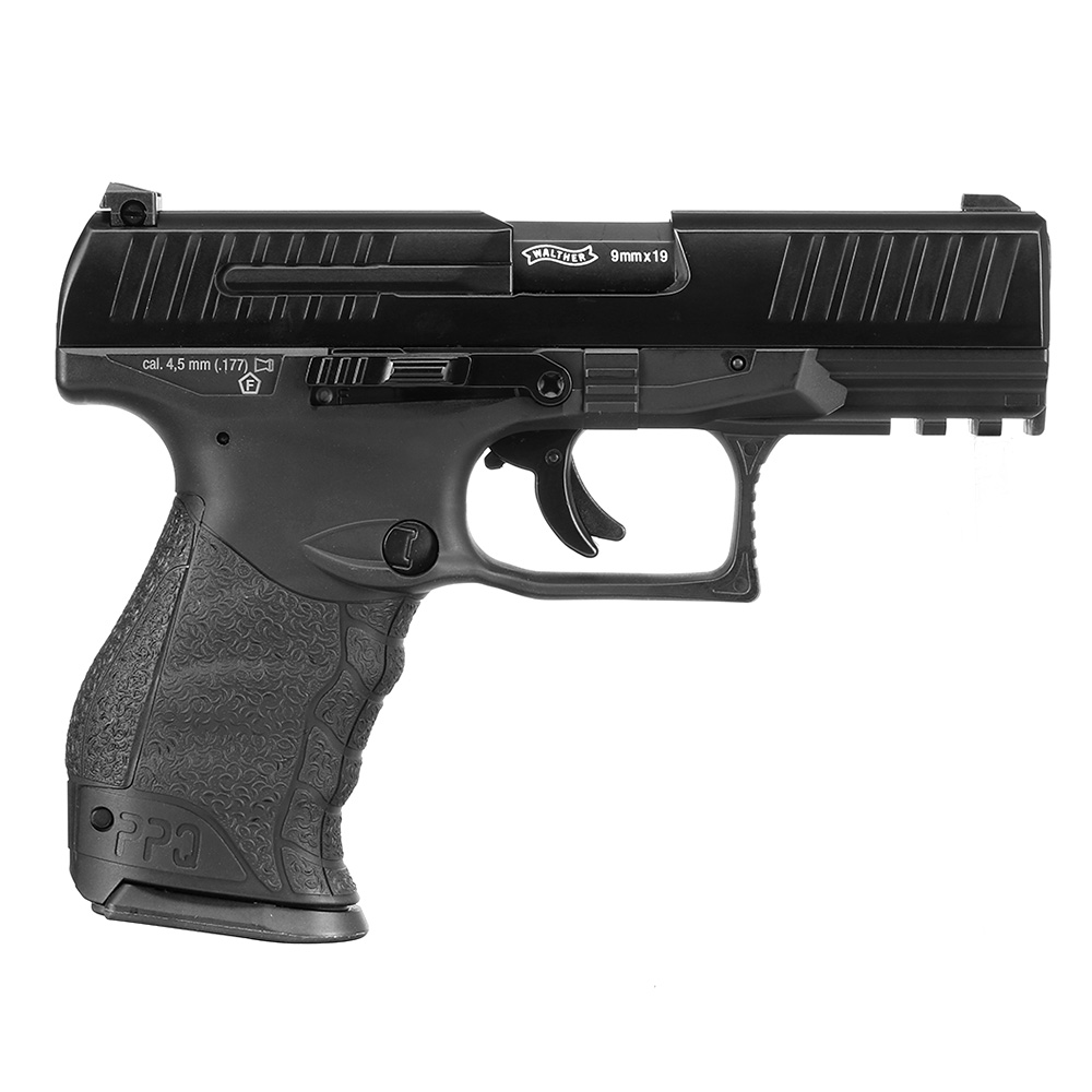 Walther PPQ M2 CO2 Luftpistole Blowback Kal. 4,5mm Diabolo Metallschlitten schwarz Bild 3