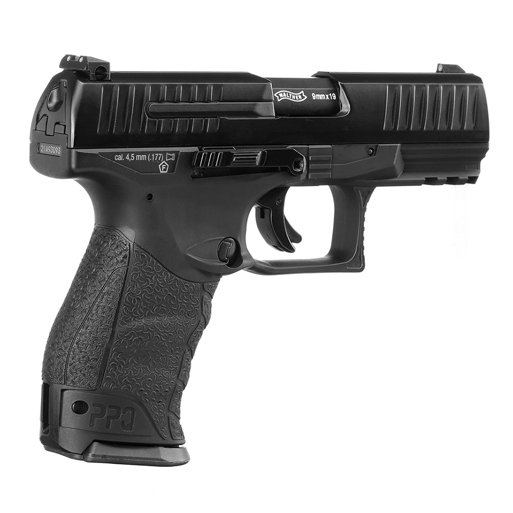 Walther PPQ M2 CO2 Luftpistole Blowback Kal. 4,5mm Diabolo Metallschlitten schwarz Bild 8