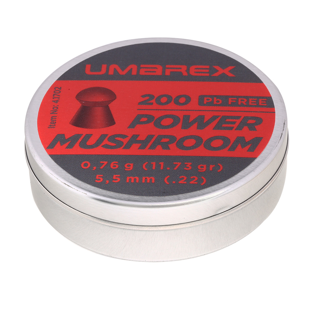 Umarex Power Mushroom Diabolo Kal. 5,5mm 0,76 g 200er Dose Bild 1