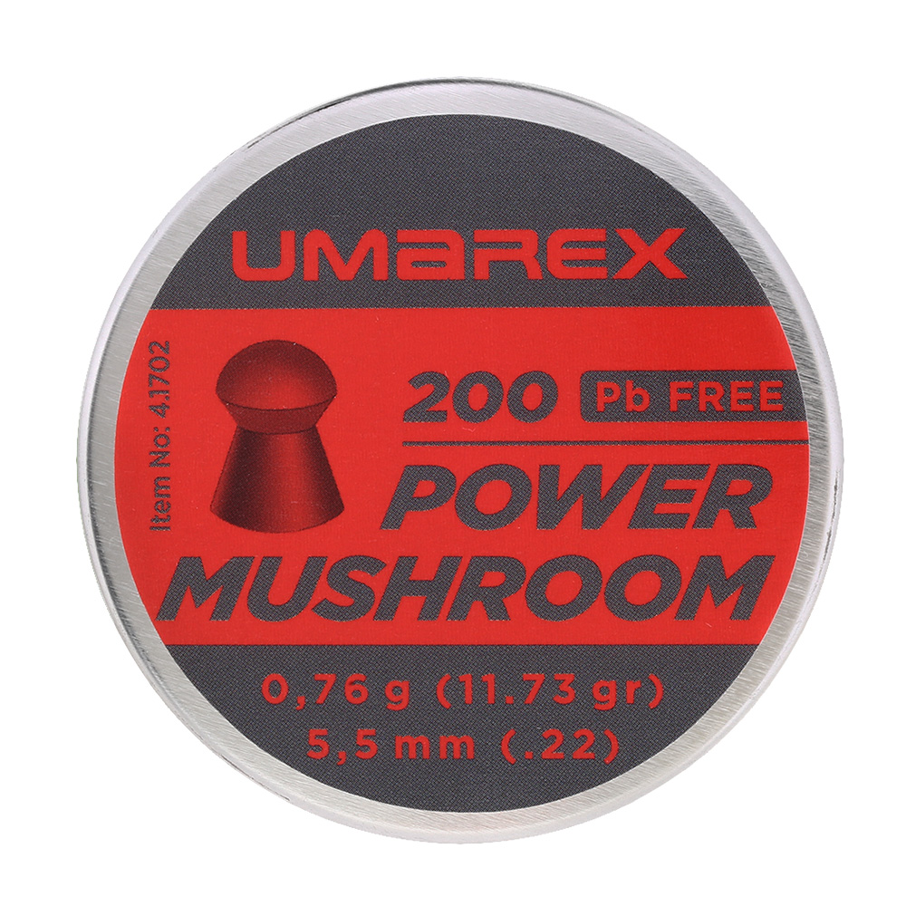 Umarex Power Mushroom Diabolo Kal. 5,5mm 0,76 g 200er Dose Bild 1