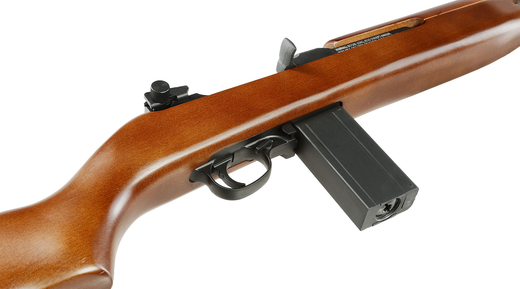 Springfield M1 Carbine CO2 Luftgewehr 4,5 mm BB Blowback Echtholzschaft Bild 7