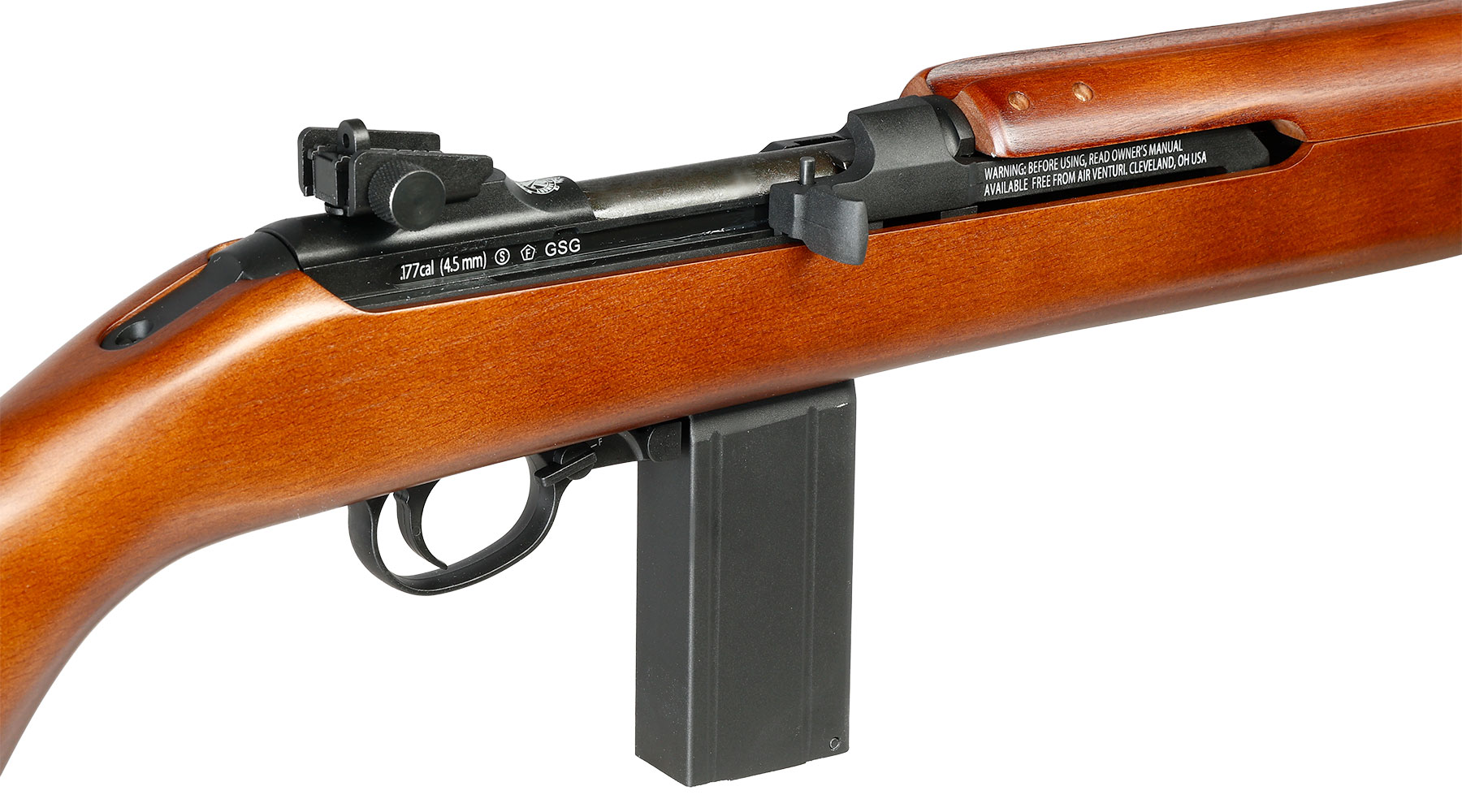 Springfield M1 Carbine CO2 Luftgewehr 4,5 mm BB Blowback Echtholzschaft Bild 9