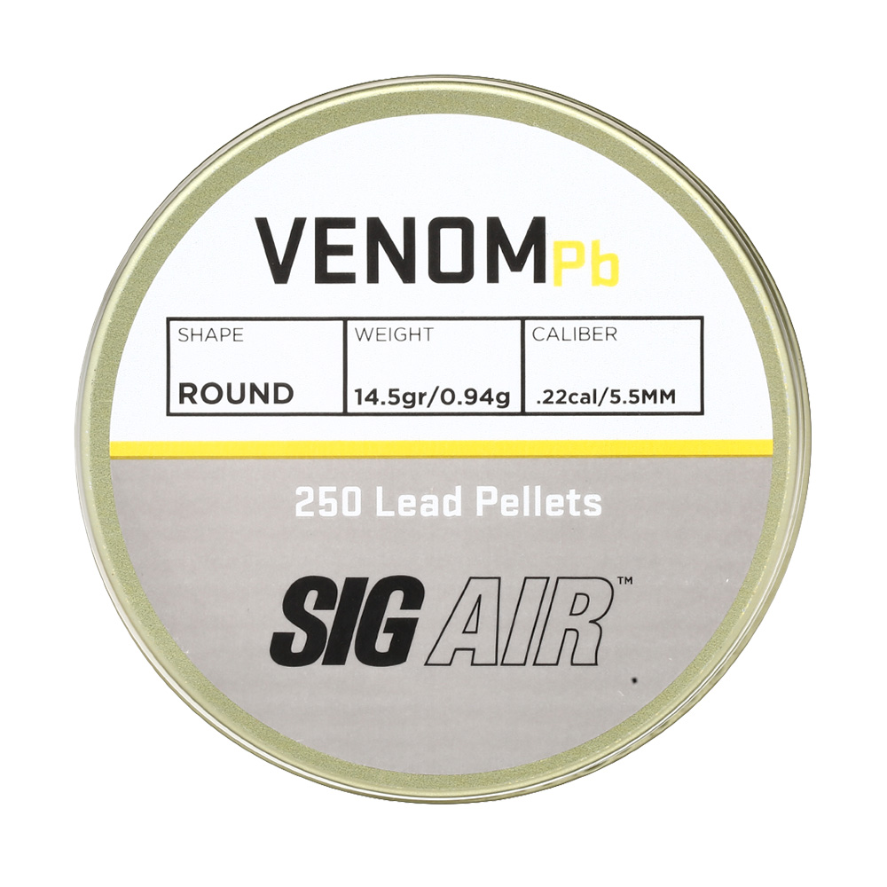 Sig Air Diabolo Venom Kal. 5,5 mm Rundkopf 0,94 g 250er Dose Bild 3