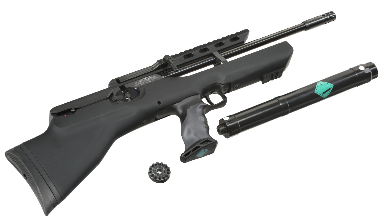 Weihrauch HW 100 BP Pressluftgewehr 4,5mm Diabolo 14-Schuss Magazin schwarz Bild 1